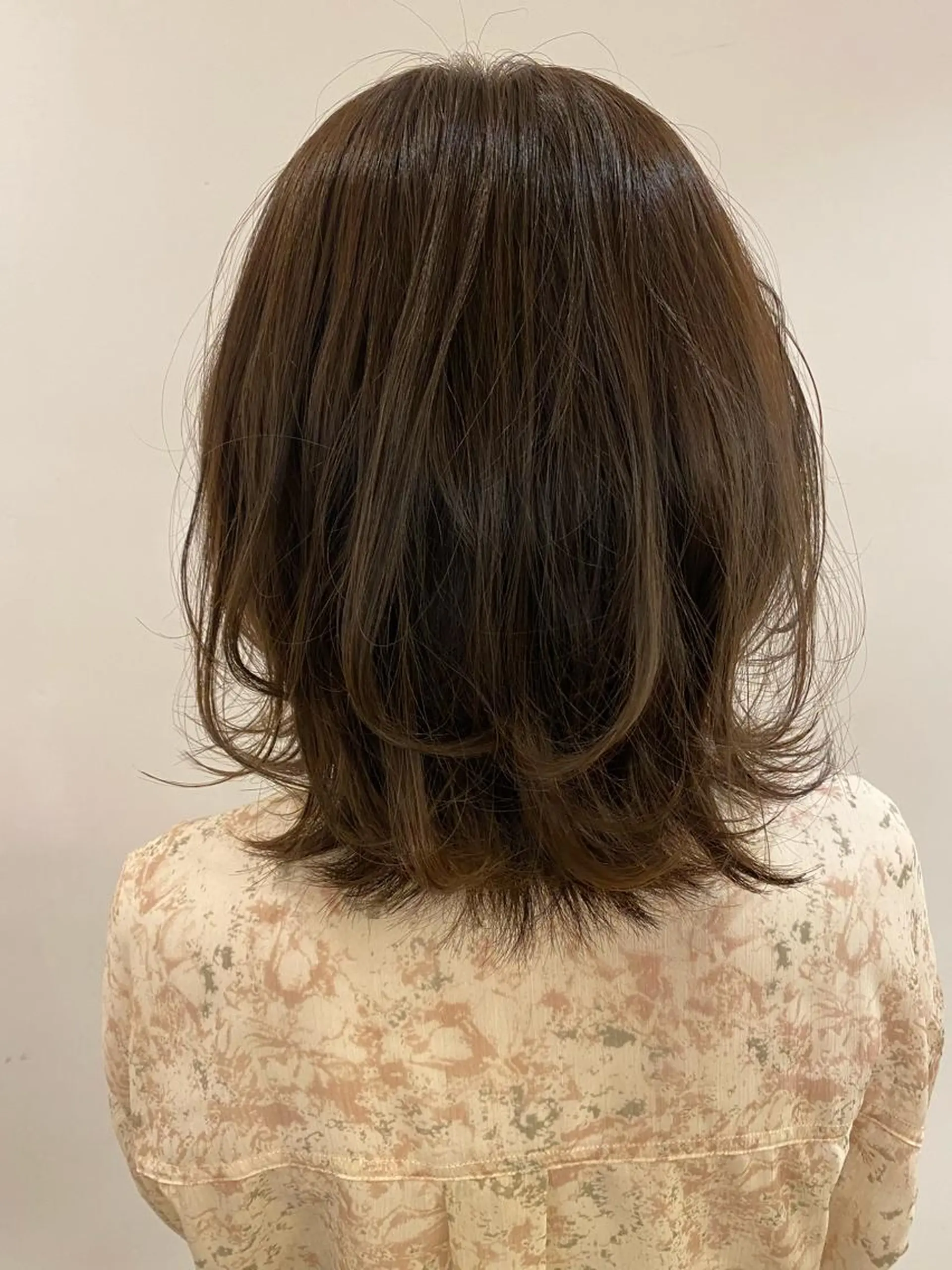 ミディアム カラー 髪質改善 大内翔太のヘアスタイル