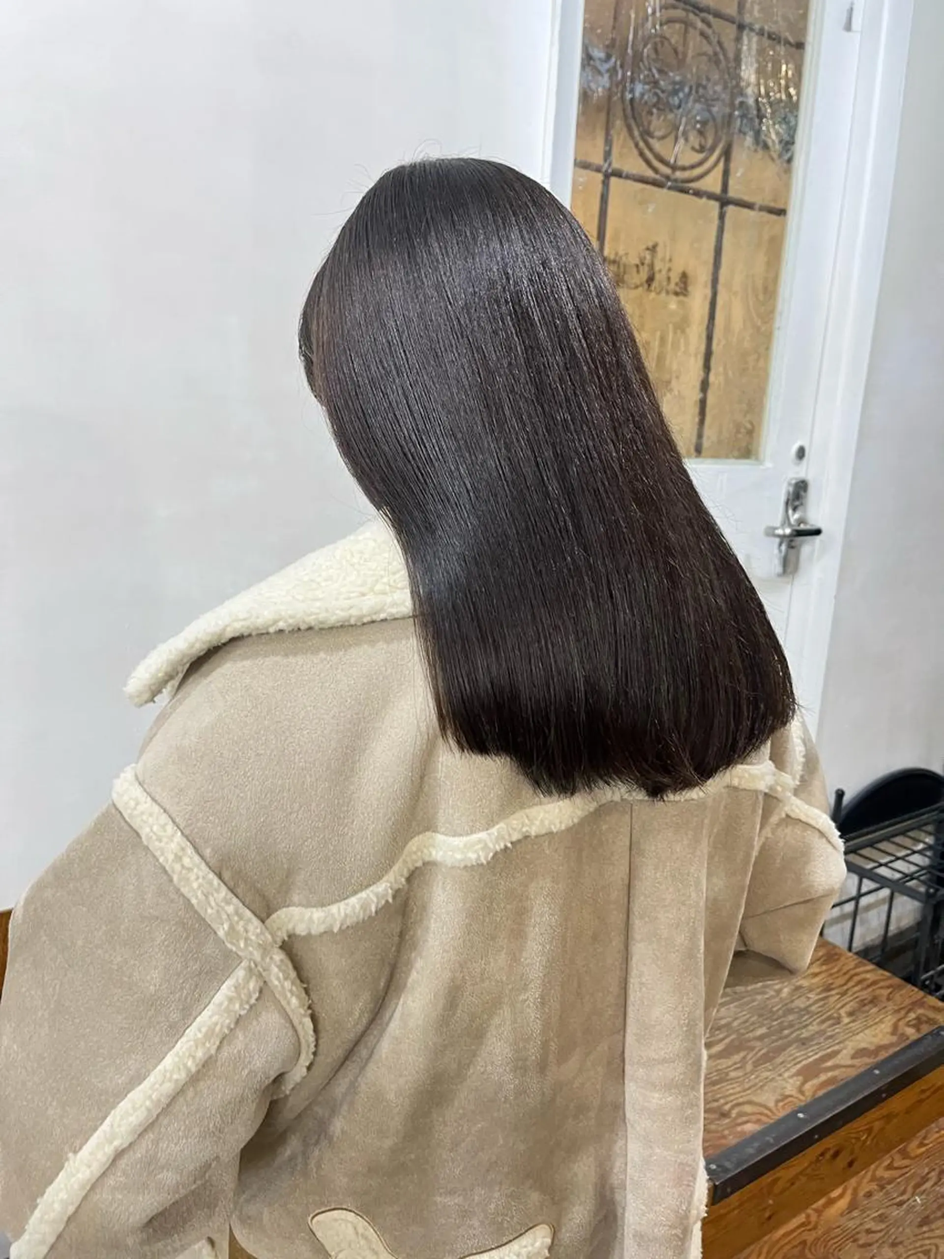 ミディアム カット ヘアカラー トリートメント ヘッドスパ SALOWIN新宿三丁目frente所属・髪質改善/艶カラー MISATOのヘアスタイル