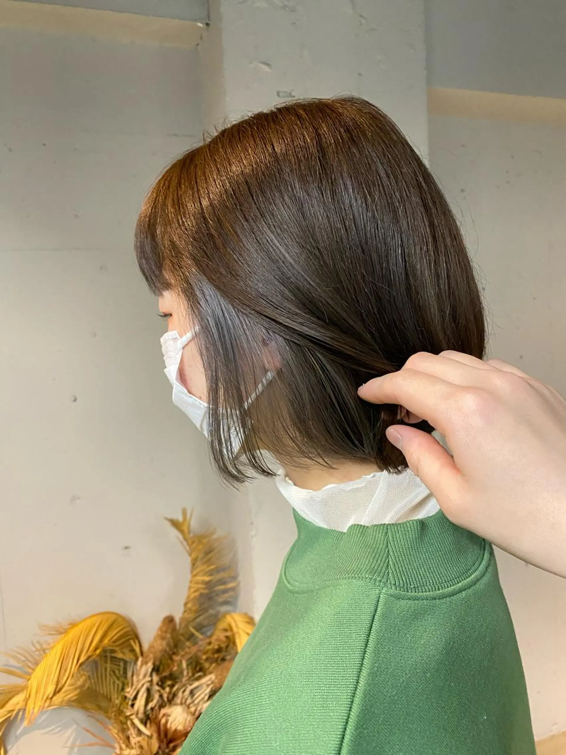 ミディアム カラー ヘアカラー トリートメント 艶髪/髪質改善/ MONSO山本のヘアスタイル