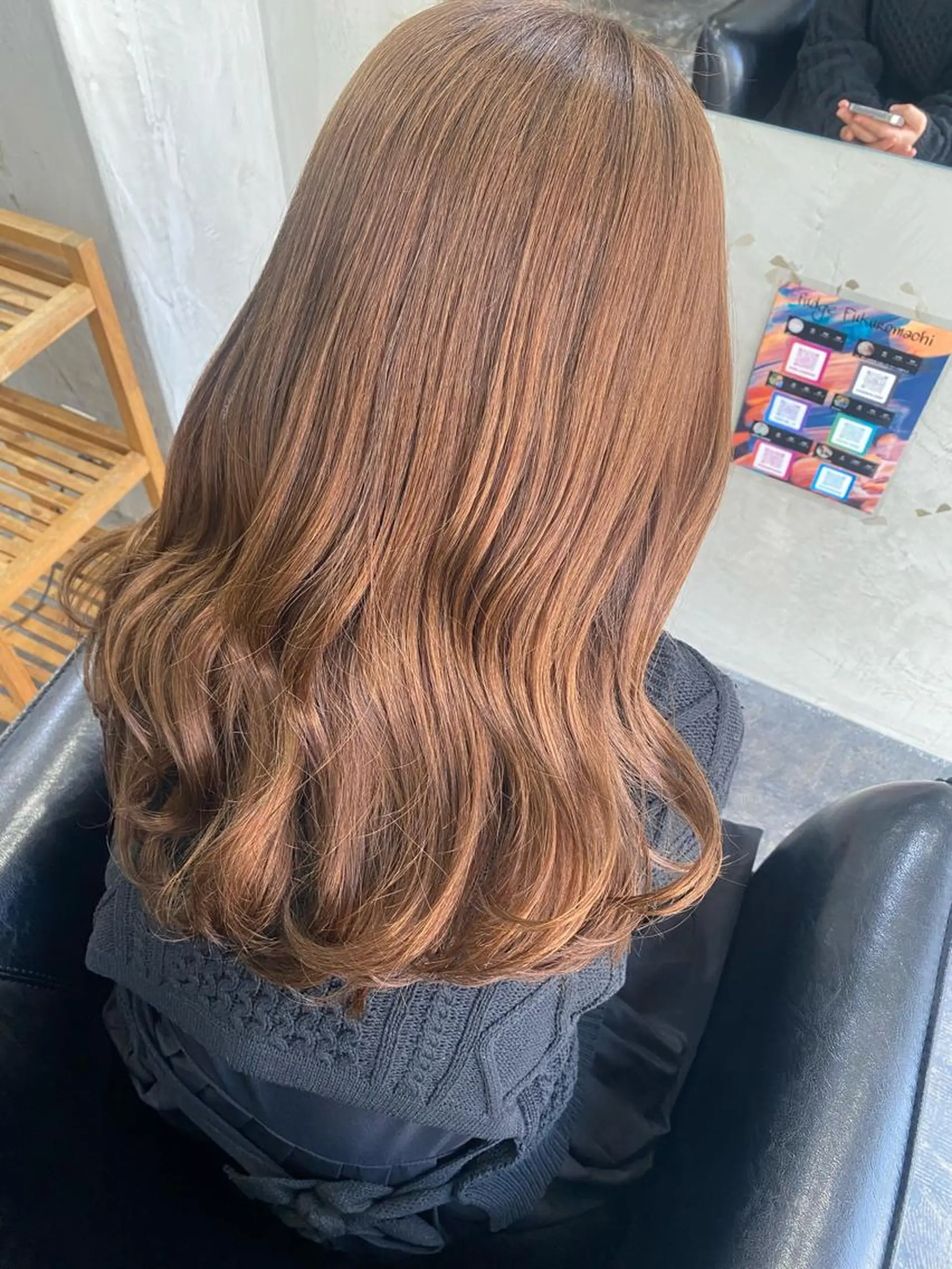 ロング カラー 佐伯 鼓乃美のヘアスタイル