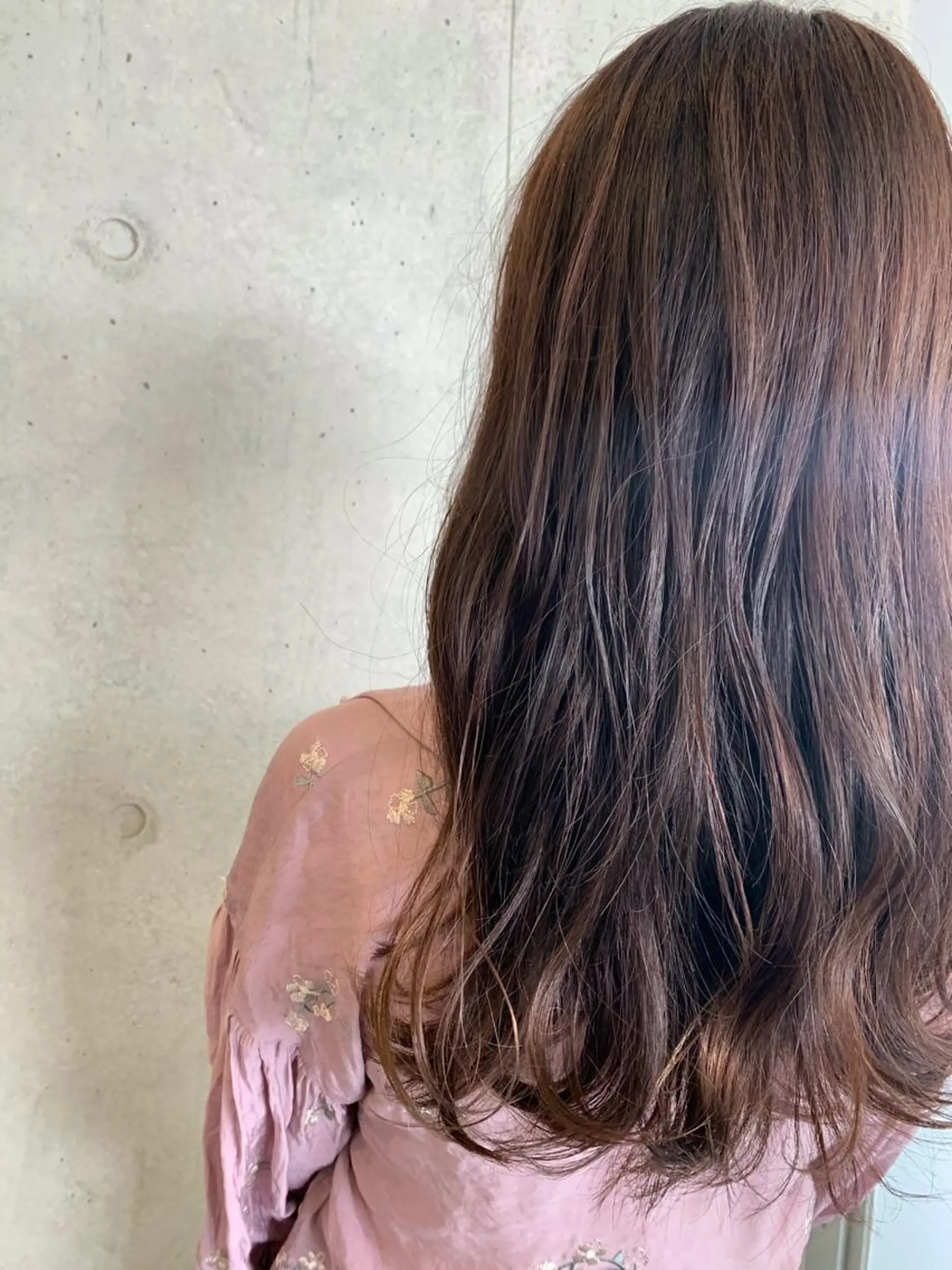 ロング カラー アディクシーカラー 透明感カラー 髪質改善/縮毛矯正 ツヤ髪🩷さつきのヘアスタイル