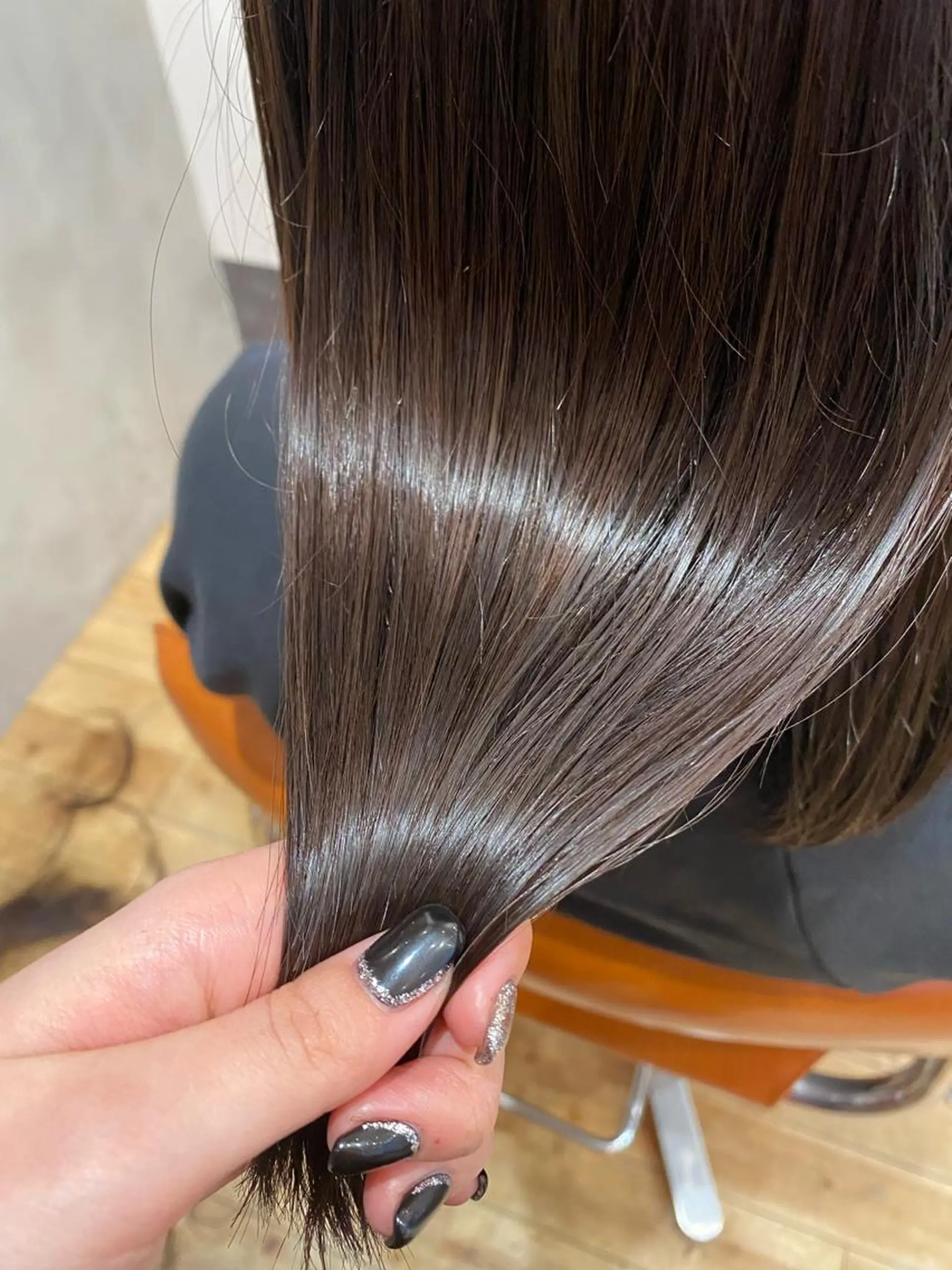 ロング カラー 髪質改善 トリートメント トリートメント ｱｵﾇﾏﾐﾕ☁️ /ボブ/ハイトーン/のヘアスタイル