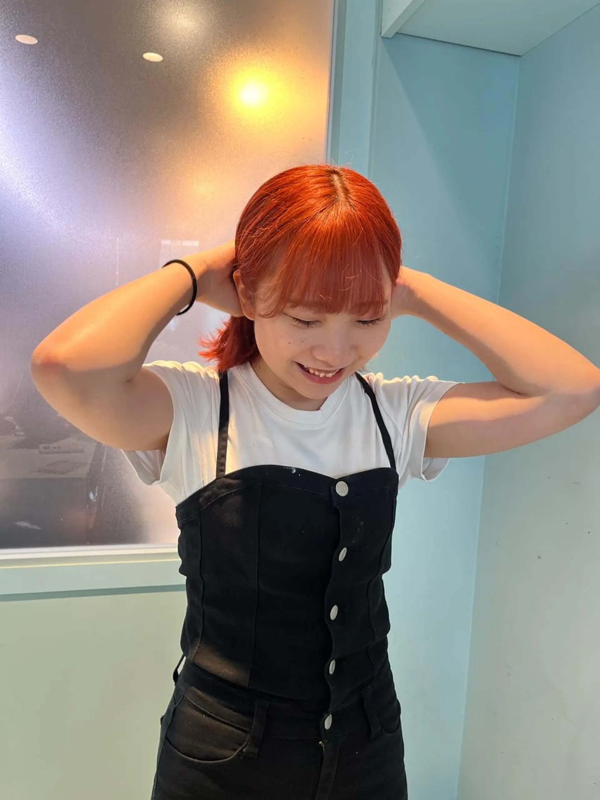 ミディアム カラー ヘアアレンジ 愛されカラー🩷 はるなのヘアスタイル