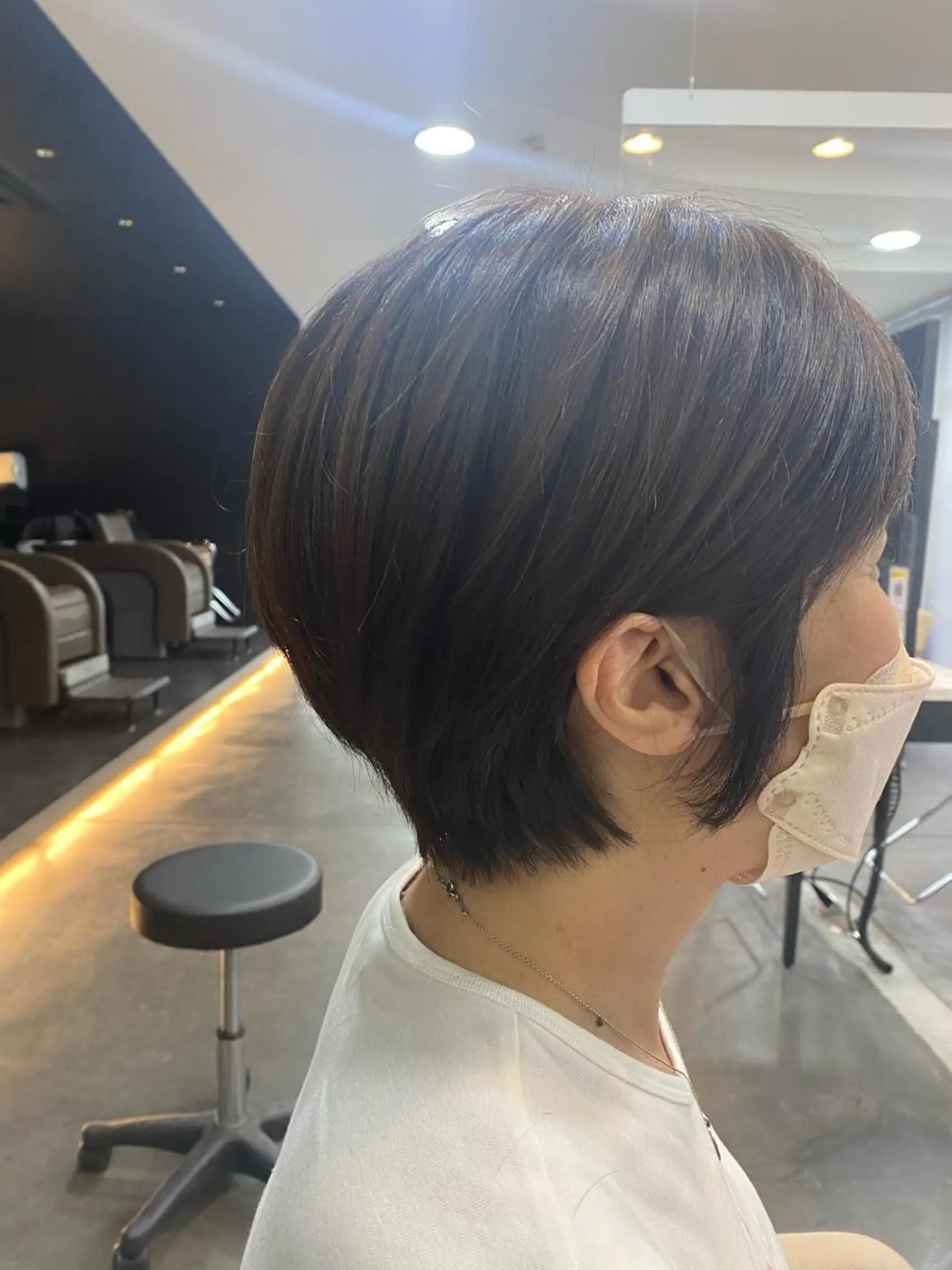 ショート カラー ショートボブ 丸みショート ボブ くびれヘア ショートヘア BLENDby happiness所属・KAORU/絹髪 /髪質改善/奈良のヘアスタイル