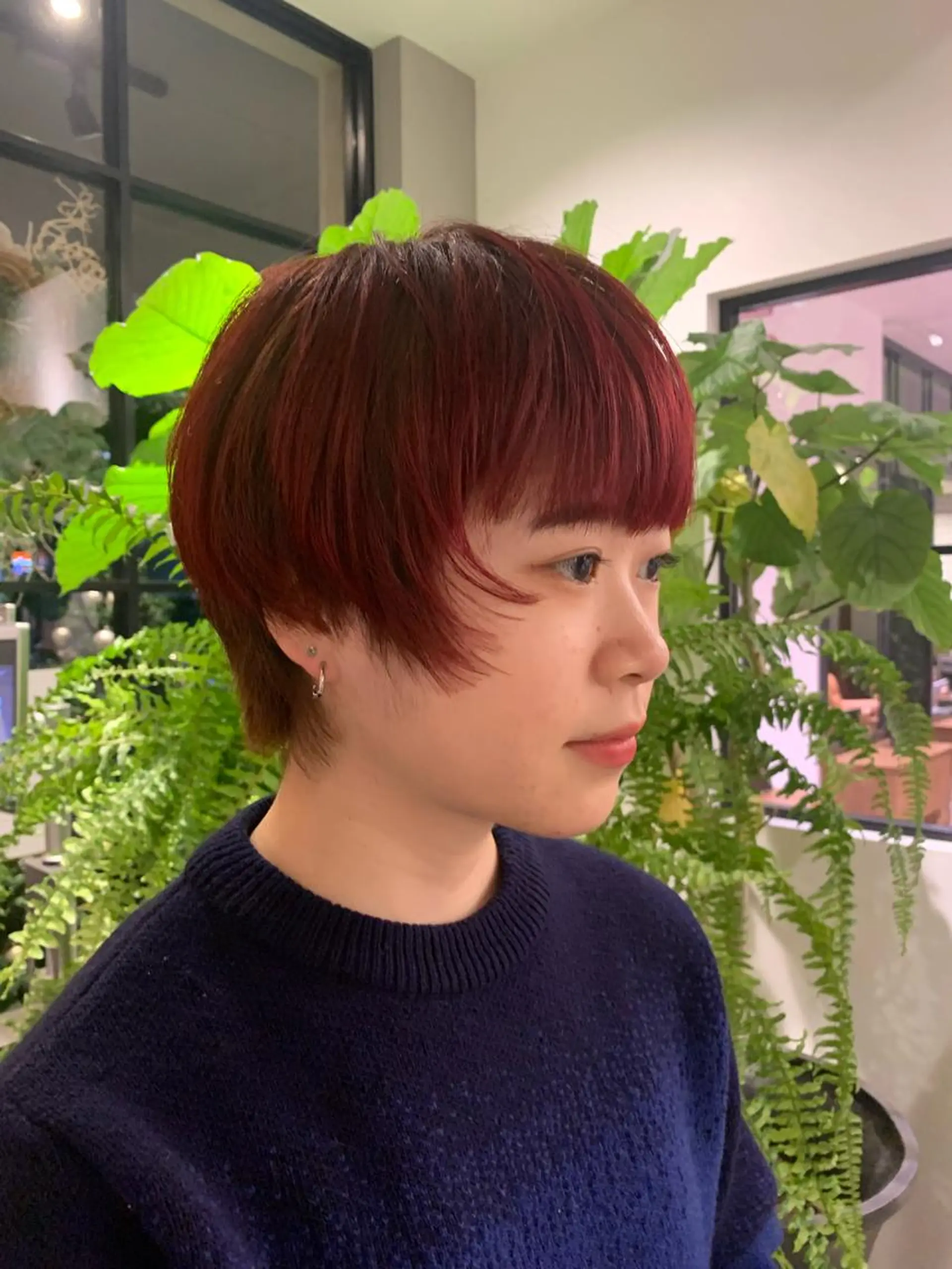 ショート なかの りなのヘアスタイル
