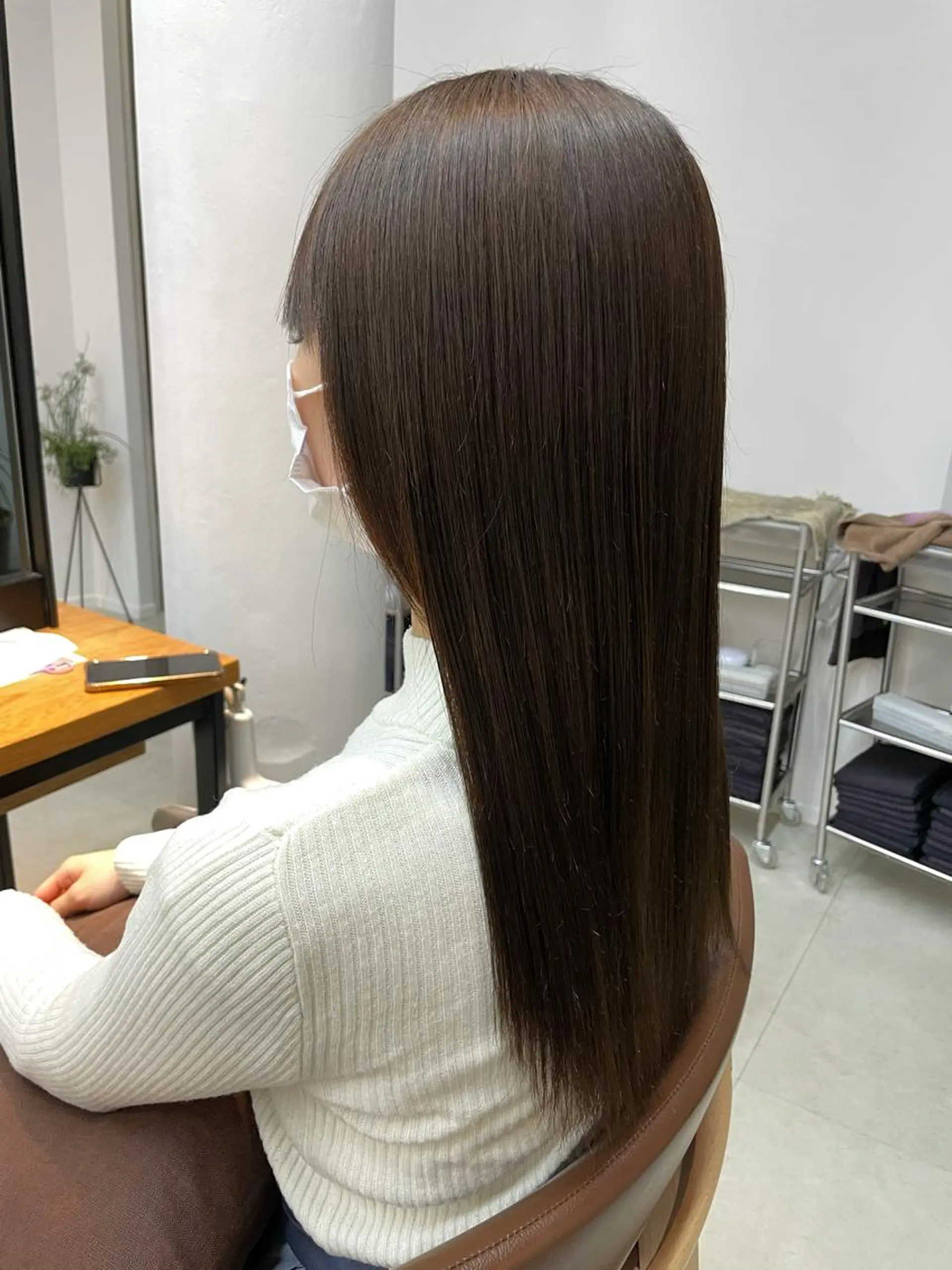 ロング 縮毛矯正 酸性ストレート mee.表参道所属・ボブ/ショート /パーマ/shinのヘアスタイル