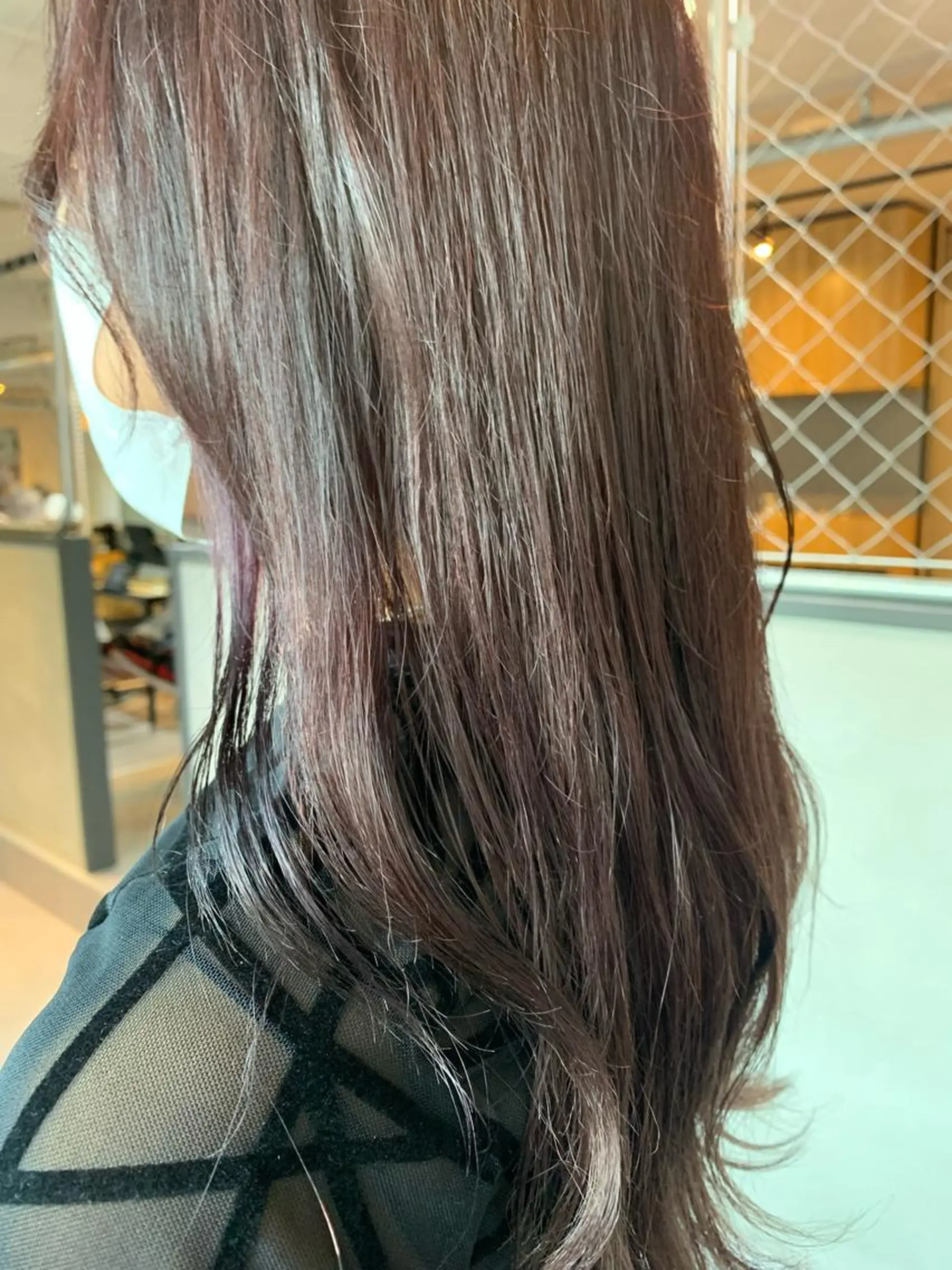 ロング パープルカラー カット ヘアカラー トリートメント ACT仙台店所属・lena🎀 透明感カラー/韓国風のヘアスタイル