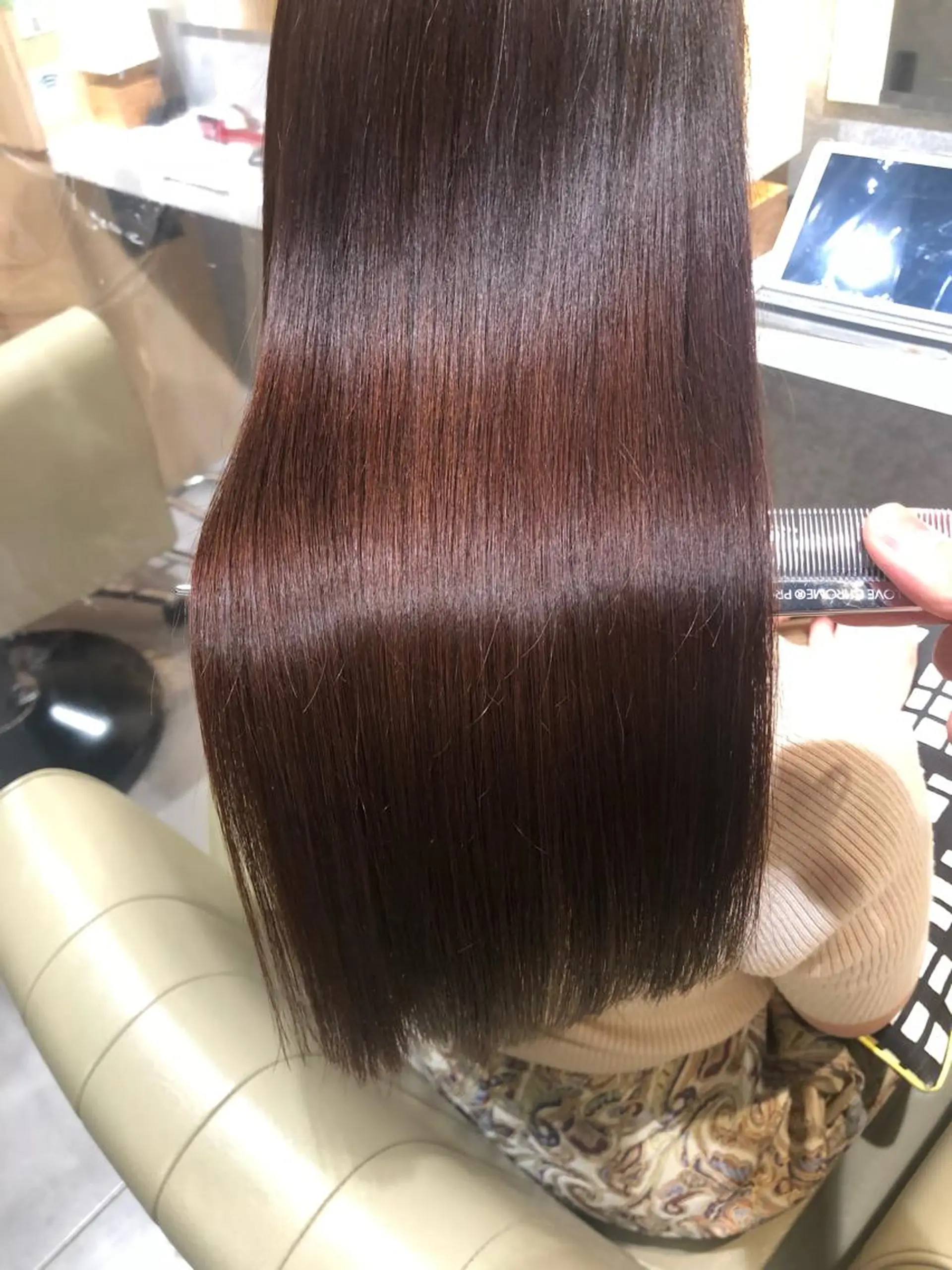 セミロング カット 縮毛矯正 トリートメント orme所属・【髪質改善特化･ 福田航洋】のヘアスタイル