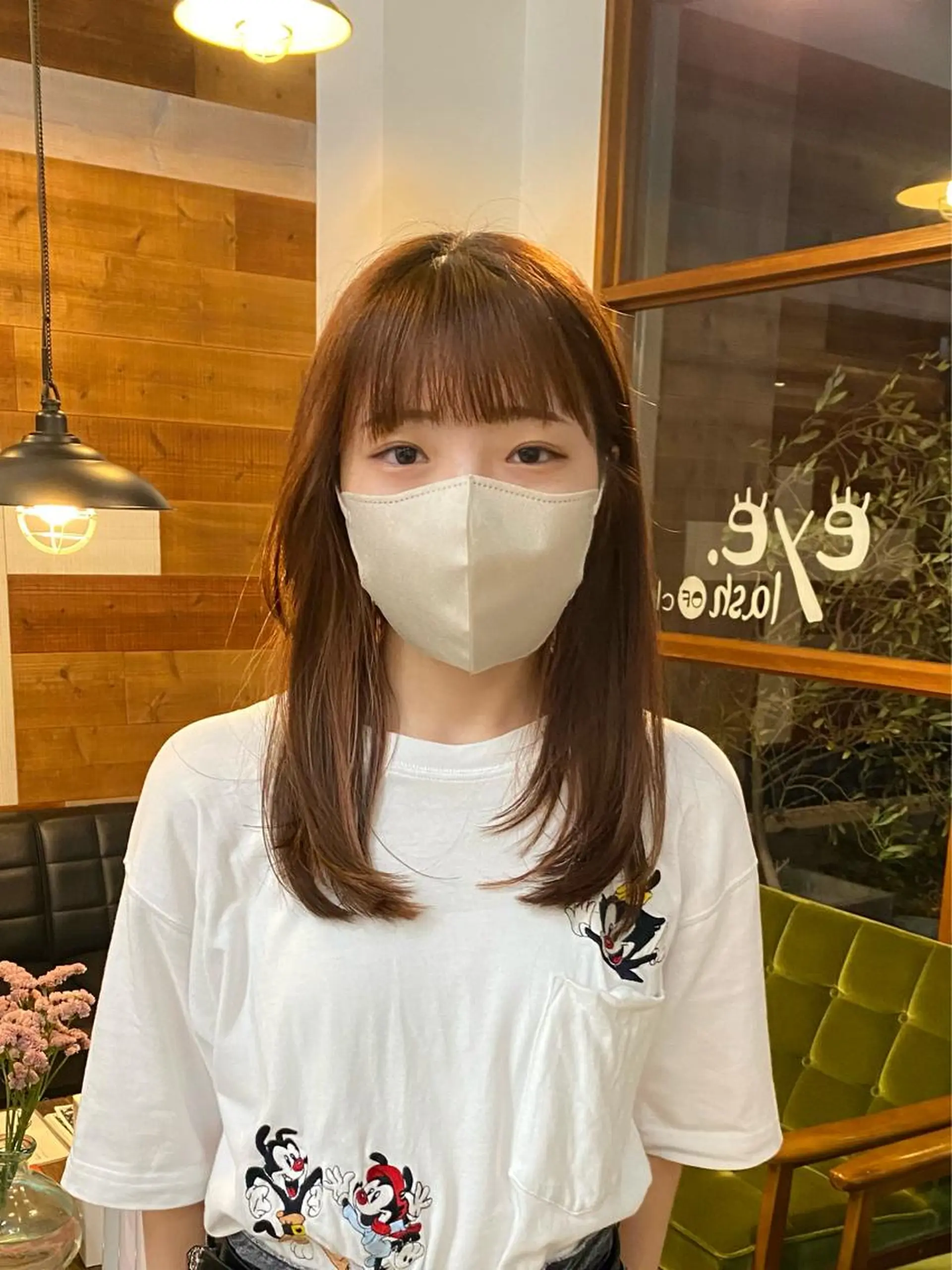 セミロング ワイドバング サトウ リョウのヘアスタイル