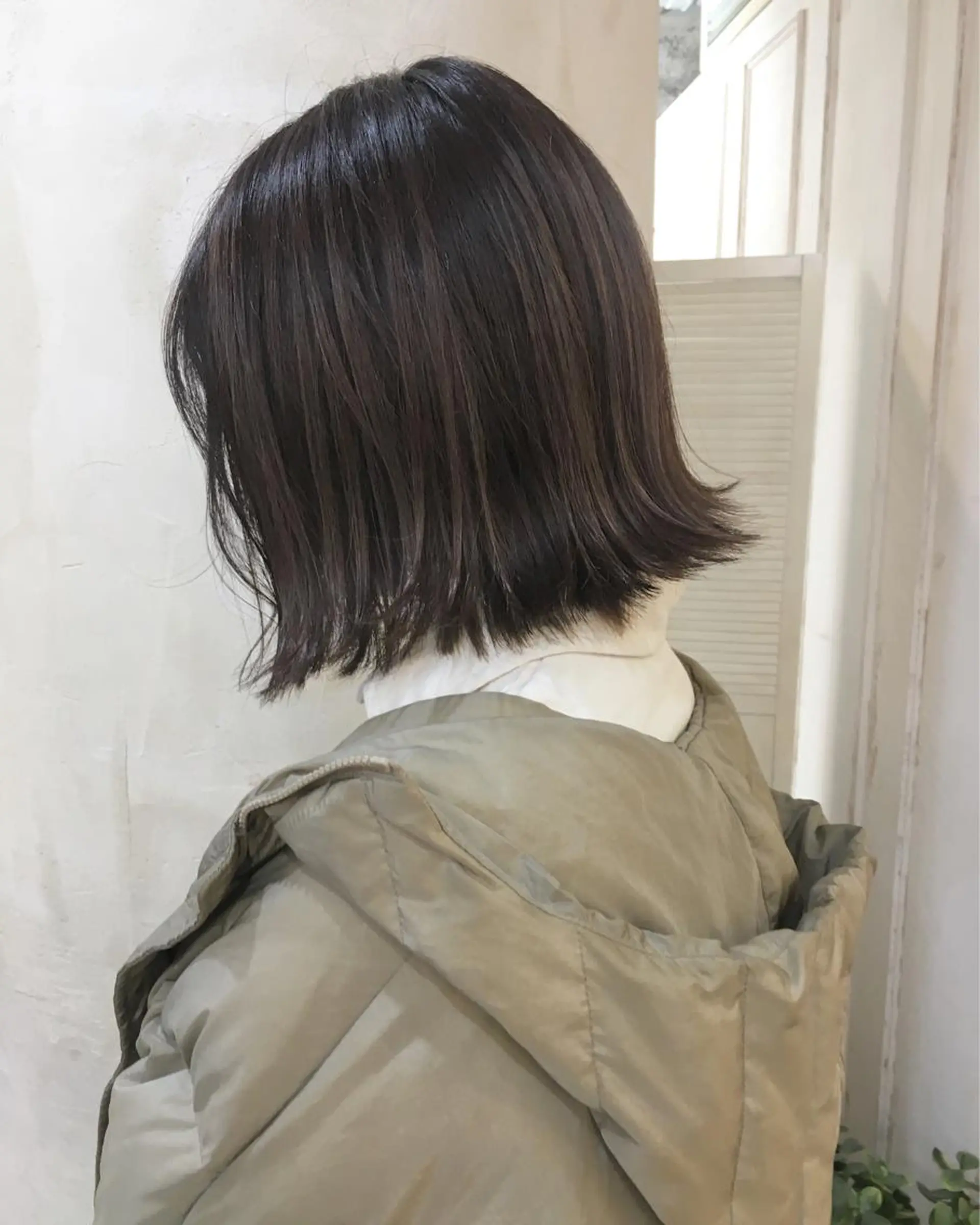 ミディアム ボブ 外ハネヘア 鎌倉 彩のヘアスタイル