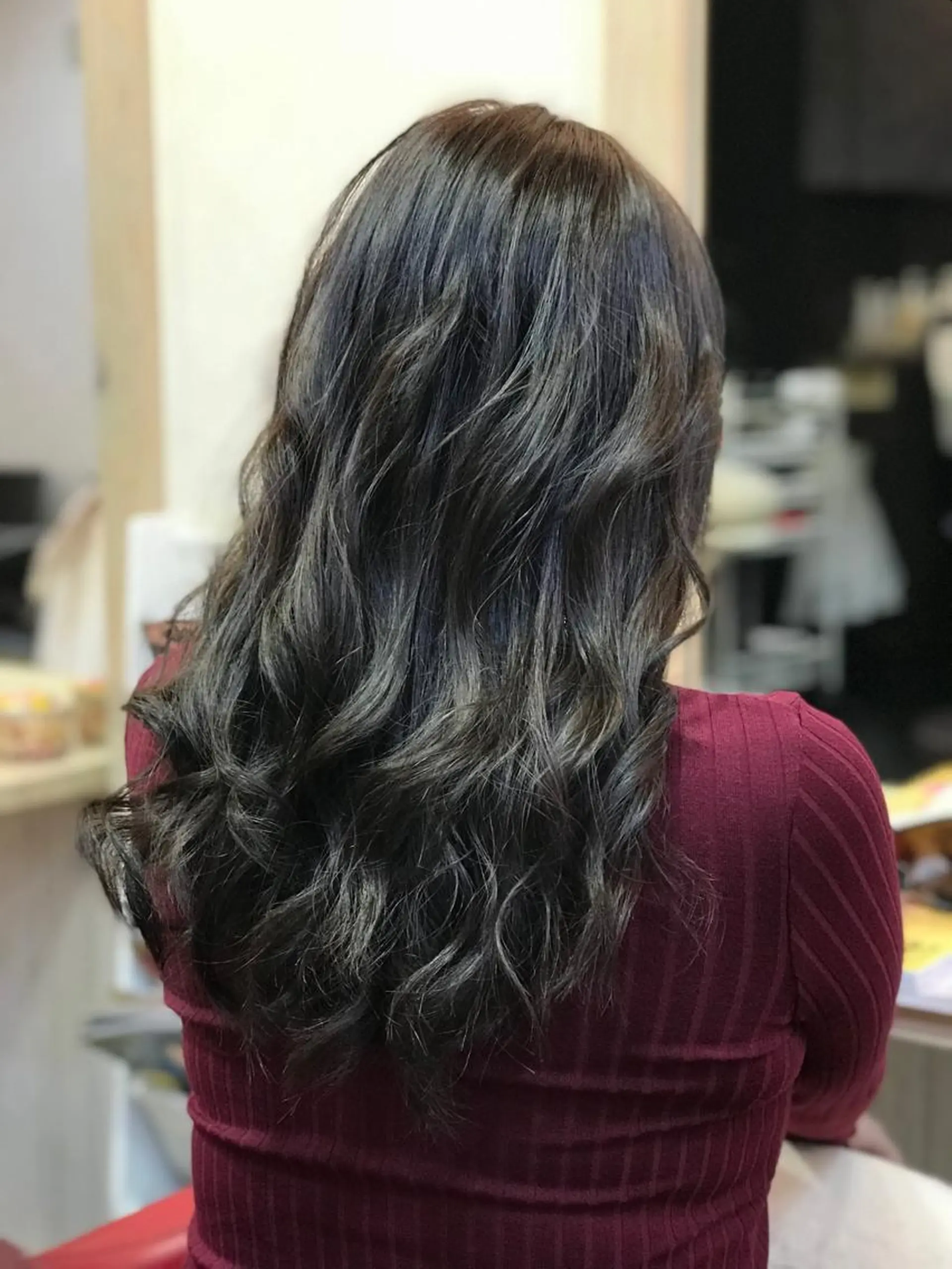 ロング カラー 渋谷宮益坂 omoのヘアスタイル