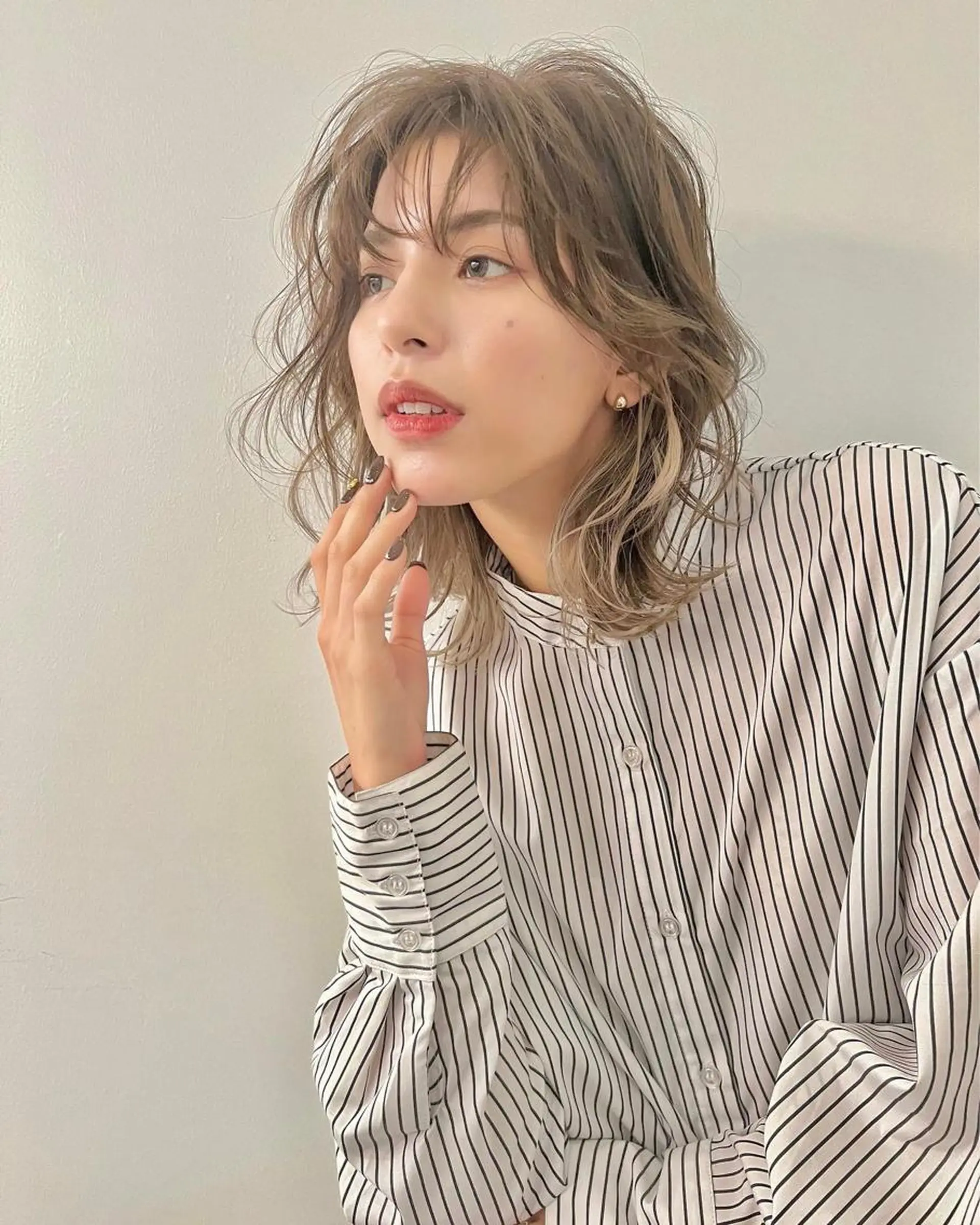 ミディアム ON_fleek所属・藤本 祥実のヘアスタイル