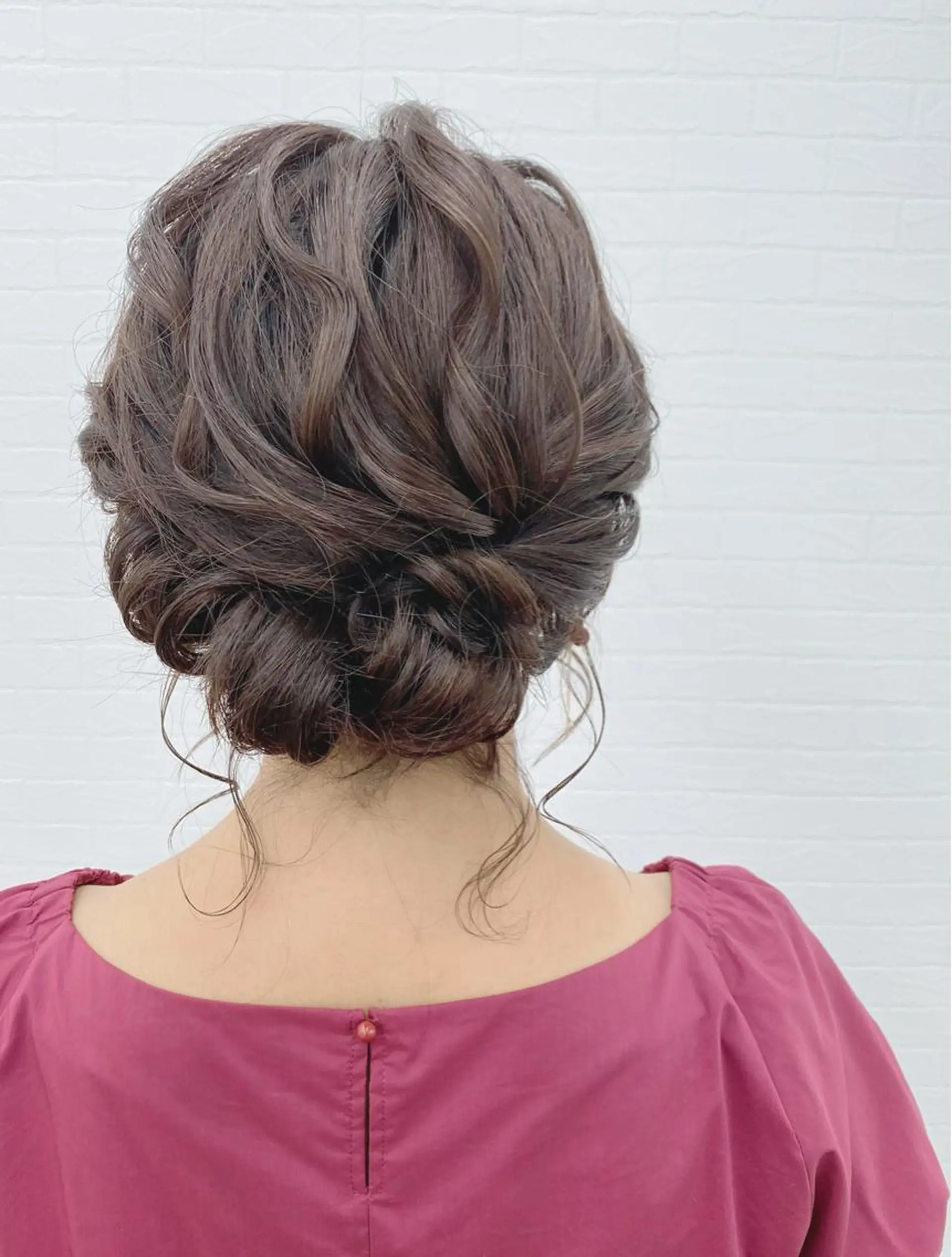 ミディアム ヘアアレンジ ヘアセット GRANLUSSO 〜グランルッソ駅前店所属・木口 嘉美のヘアスタイル