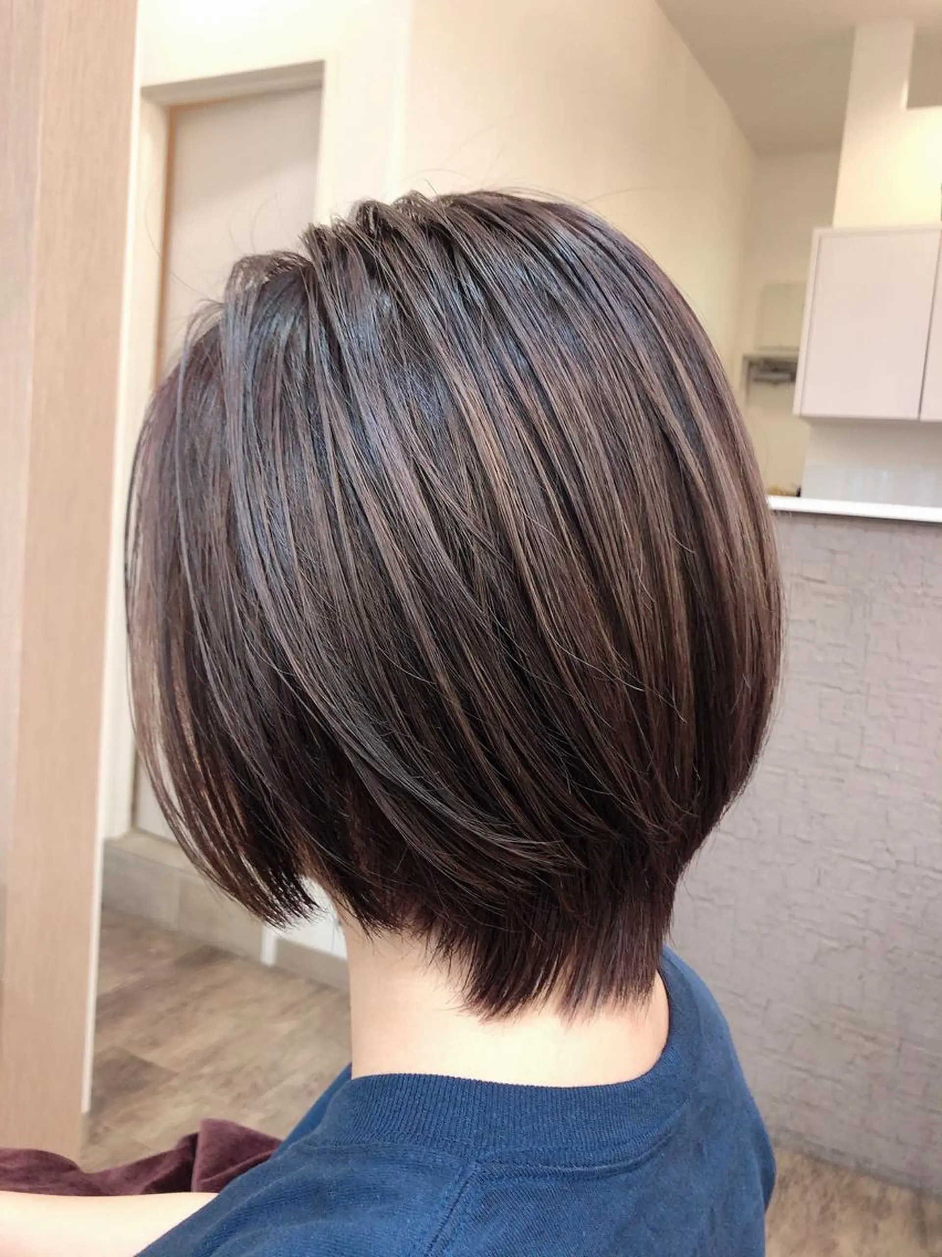 ショート カラー グレージュ ラベンダーカラー ラベンダーグレージュ ラベンダーグレー ヘアカラー 尚平 40代からの 髪質改善専門のその他イメージ