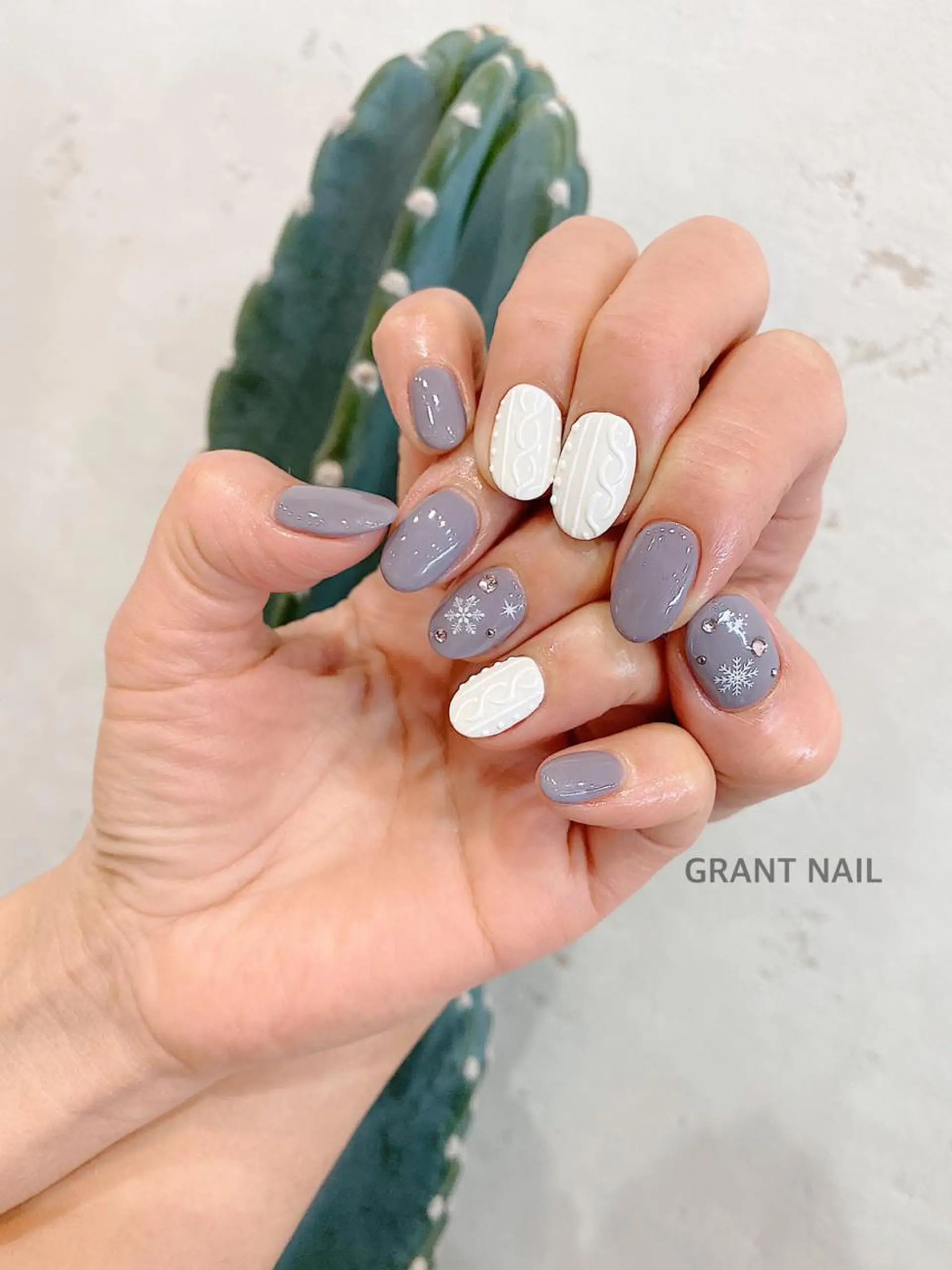 ネイル アートネイル クリアネイル ジェルネイル ニュアンスネイル GRANT NAIL 岩出店のネイルデザイン