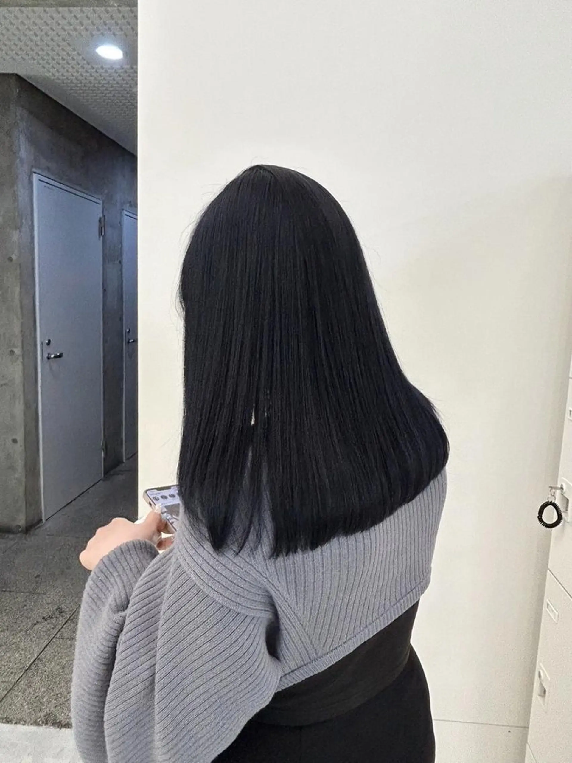 カラー ❄️冬の暗髪カラー ❄️透明感ヘアのヘアスタイル