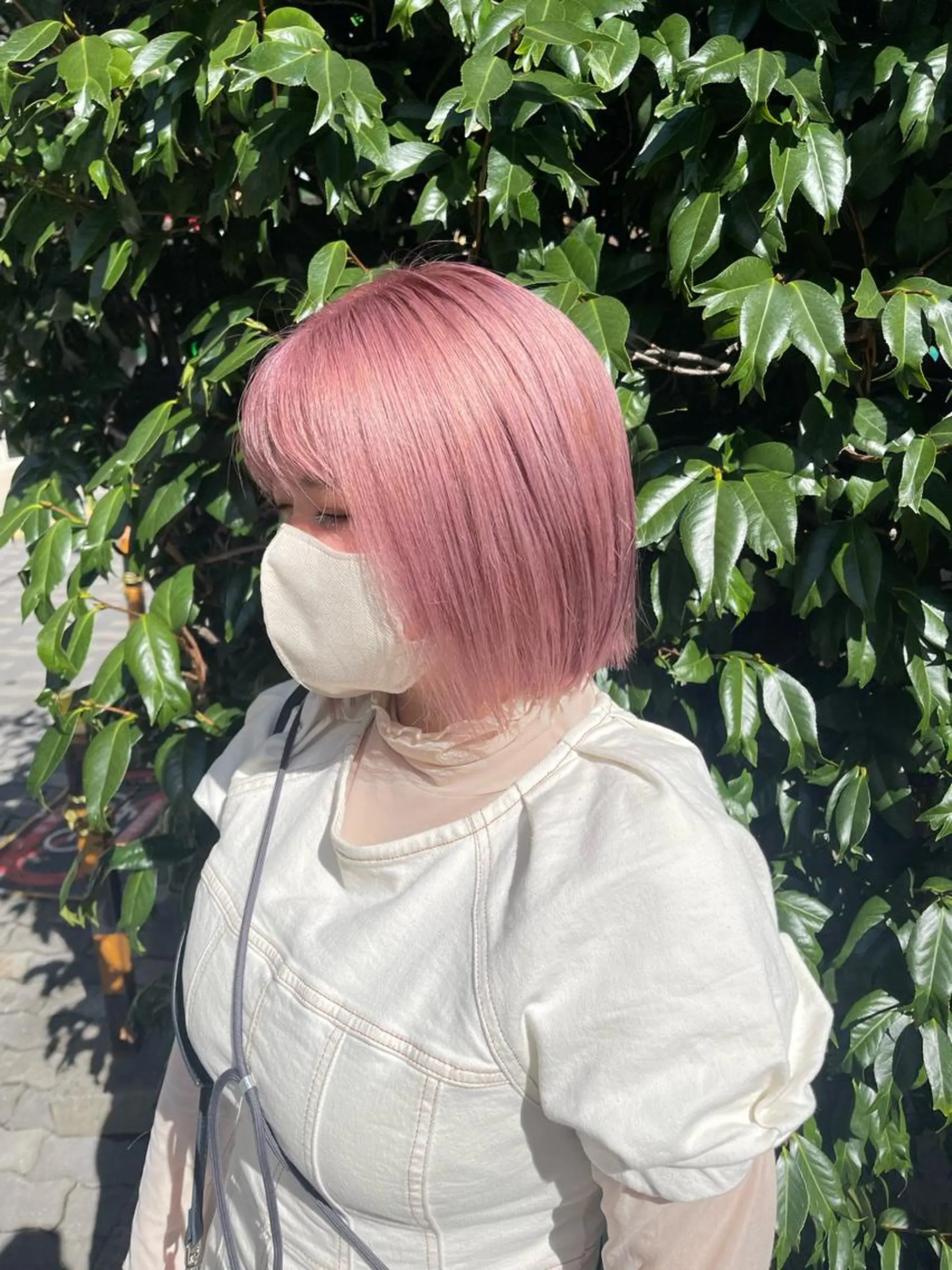 ショート 韓国風カラー 髪質改善 韓国風ヘア レイヤーカット トリートメント カット ヘアカラー トリートメント ワンホンヘア ケラチン/Kaitoのヘアスタイル