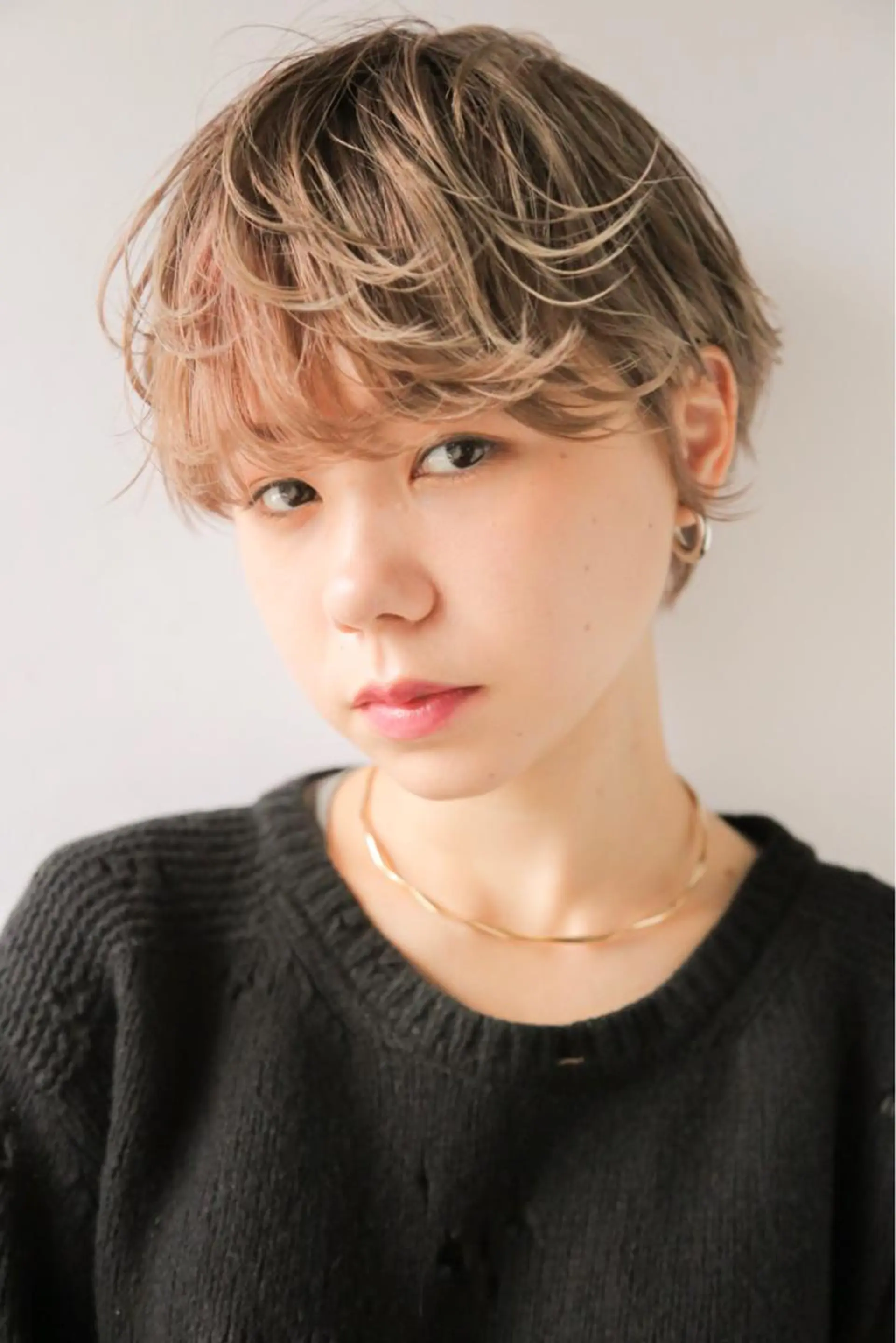 ショート カラー ベージュカラー 透明感カラー ハイトーンカラー ミルクティーベージュ ショートヘア chill所属・topstylist fukudaのその他イメージ