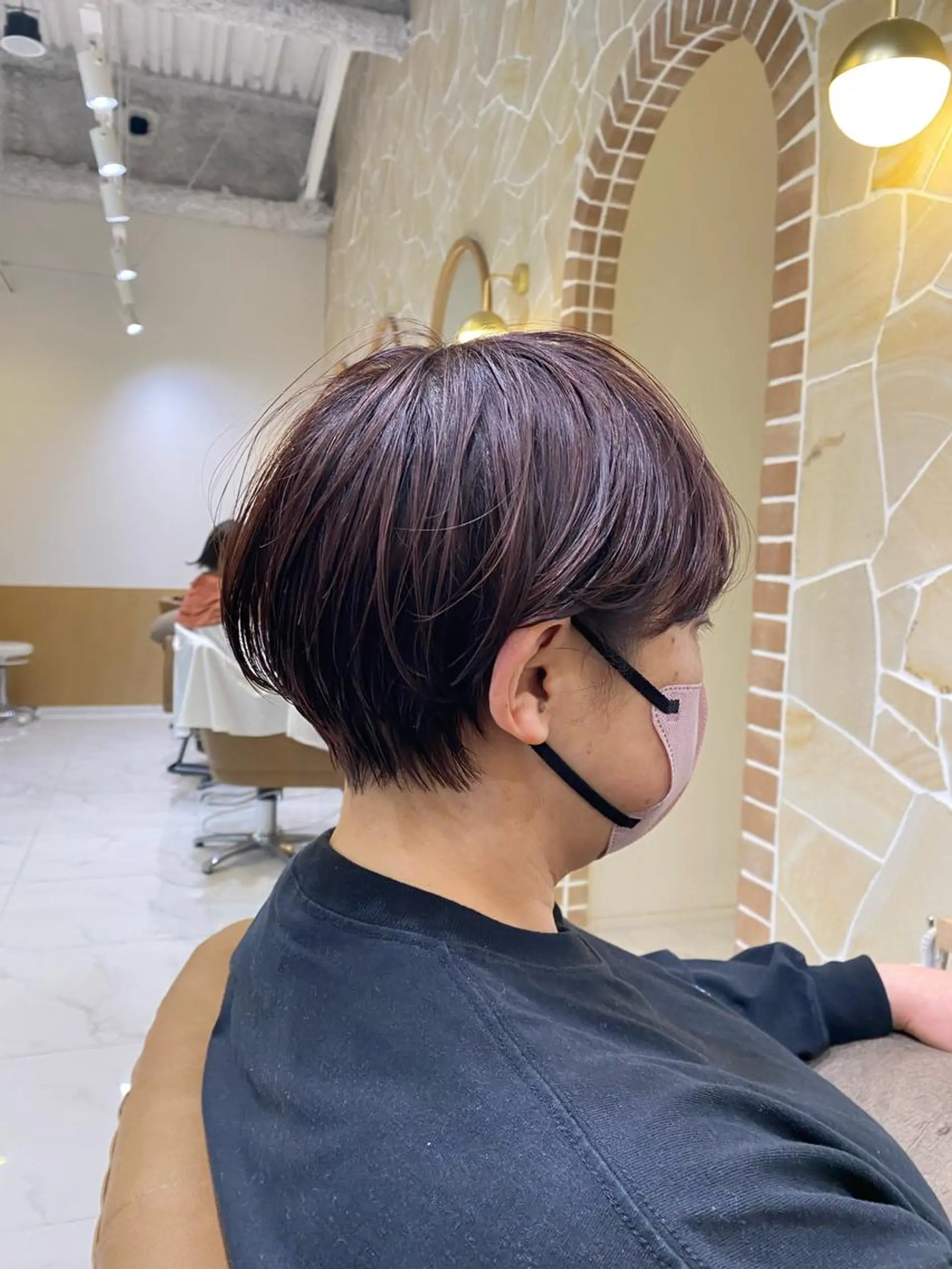 ショート カラー ショートヘア カット ヘアカラー トリートメント 坂井 茅聖のヘアスタイル