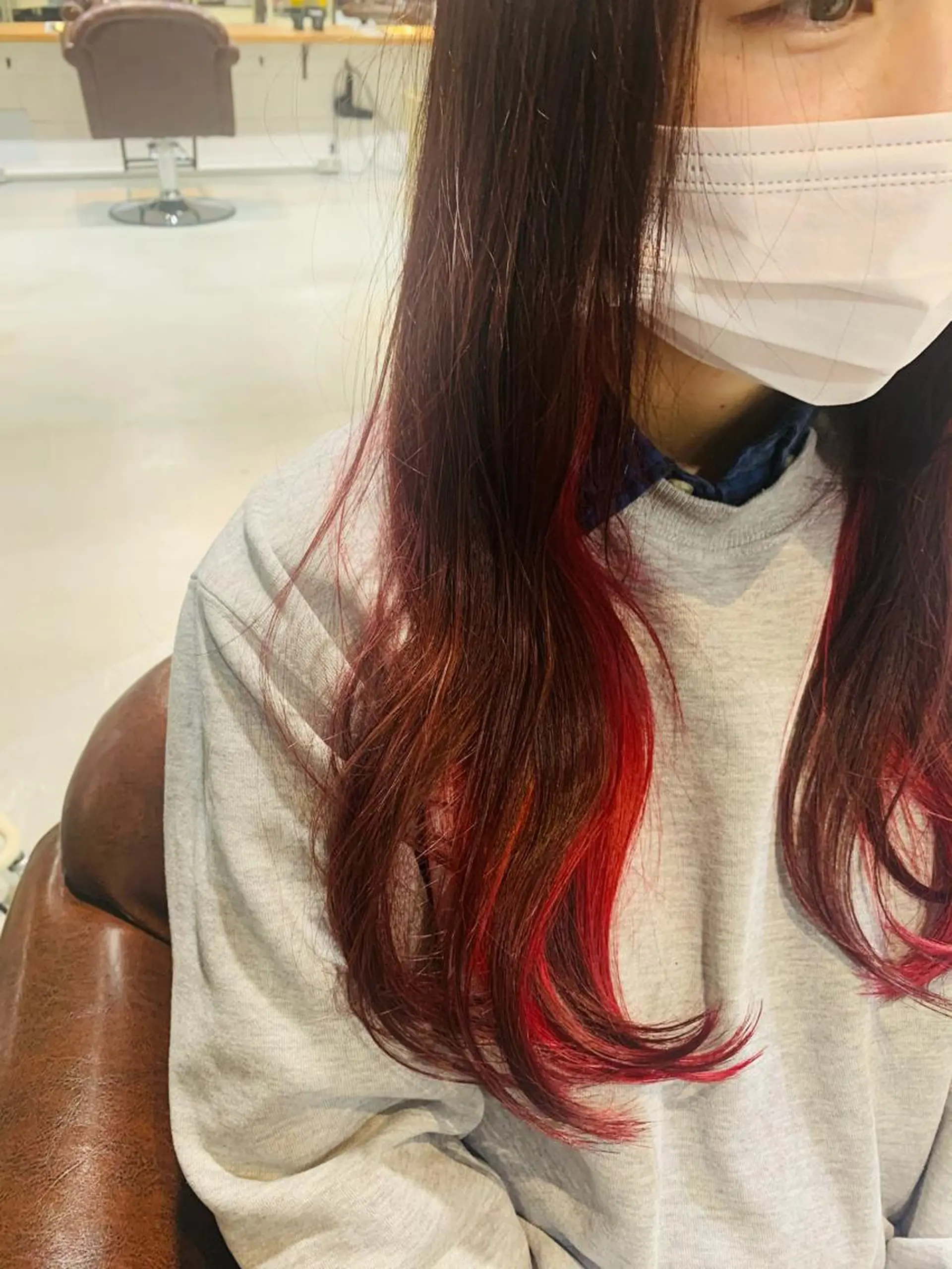 ロング カラー ショート🌼パーマ 本間正子のヘアスタイル