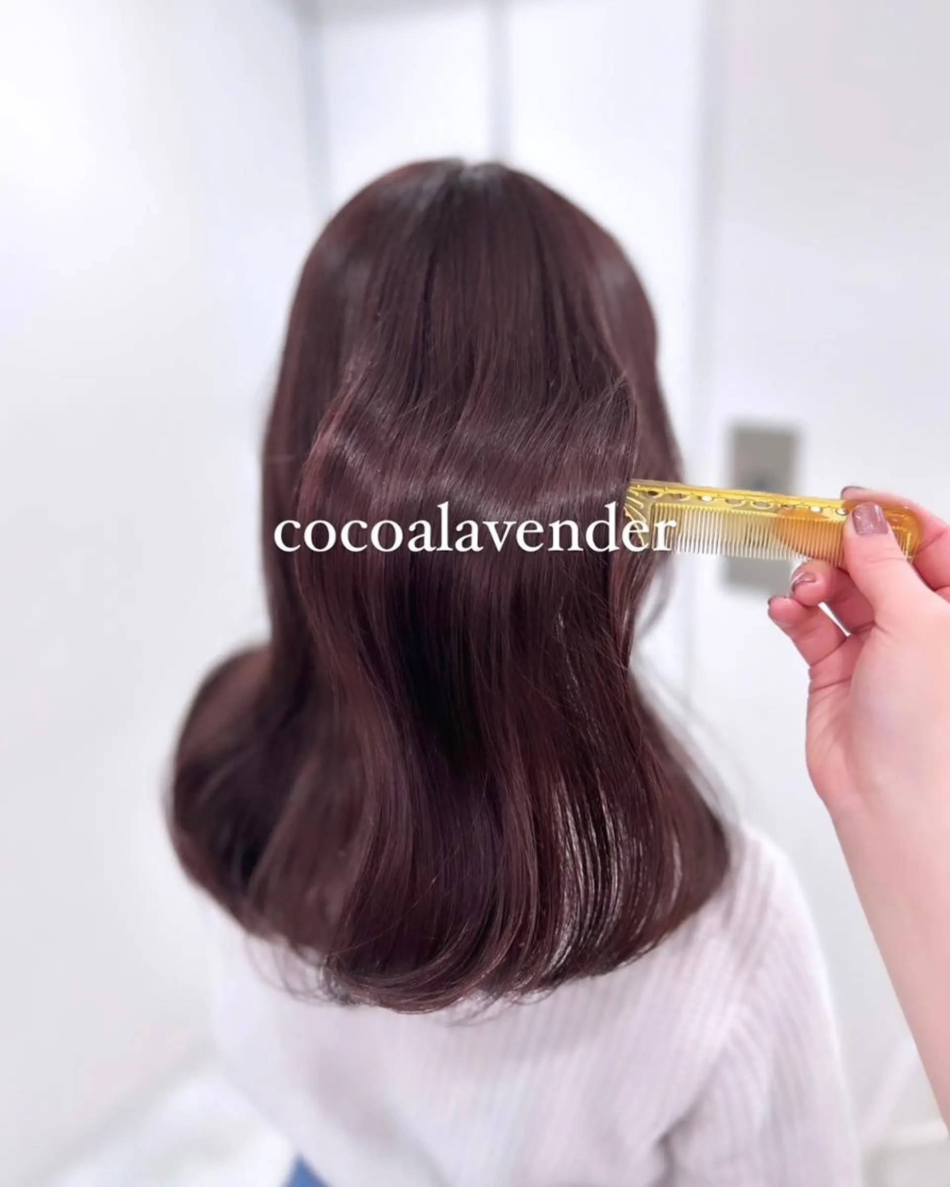 カラー トレンド暖色ヘア🍒 miu🍒のヘアスタイル