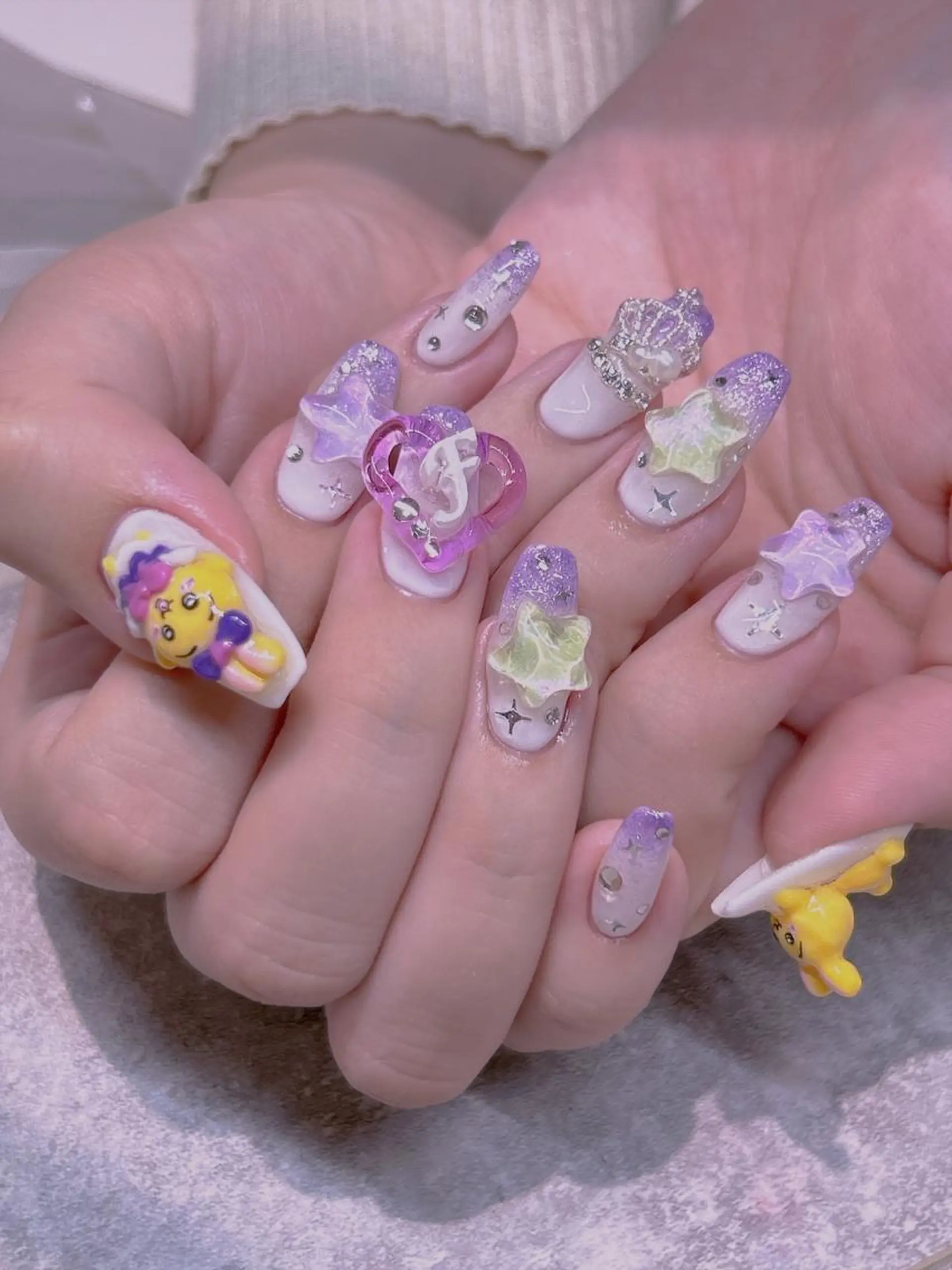 ネイル 長さだし専門店 M2　rikaのネイルデザイン