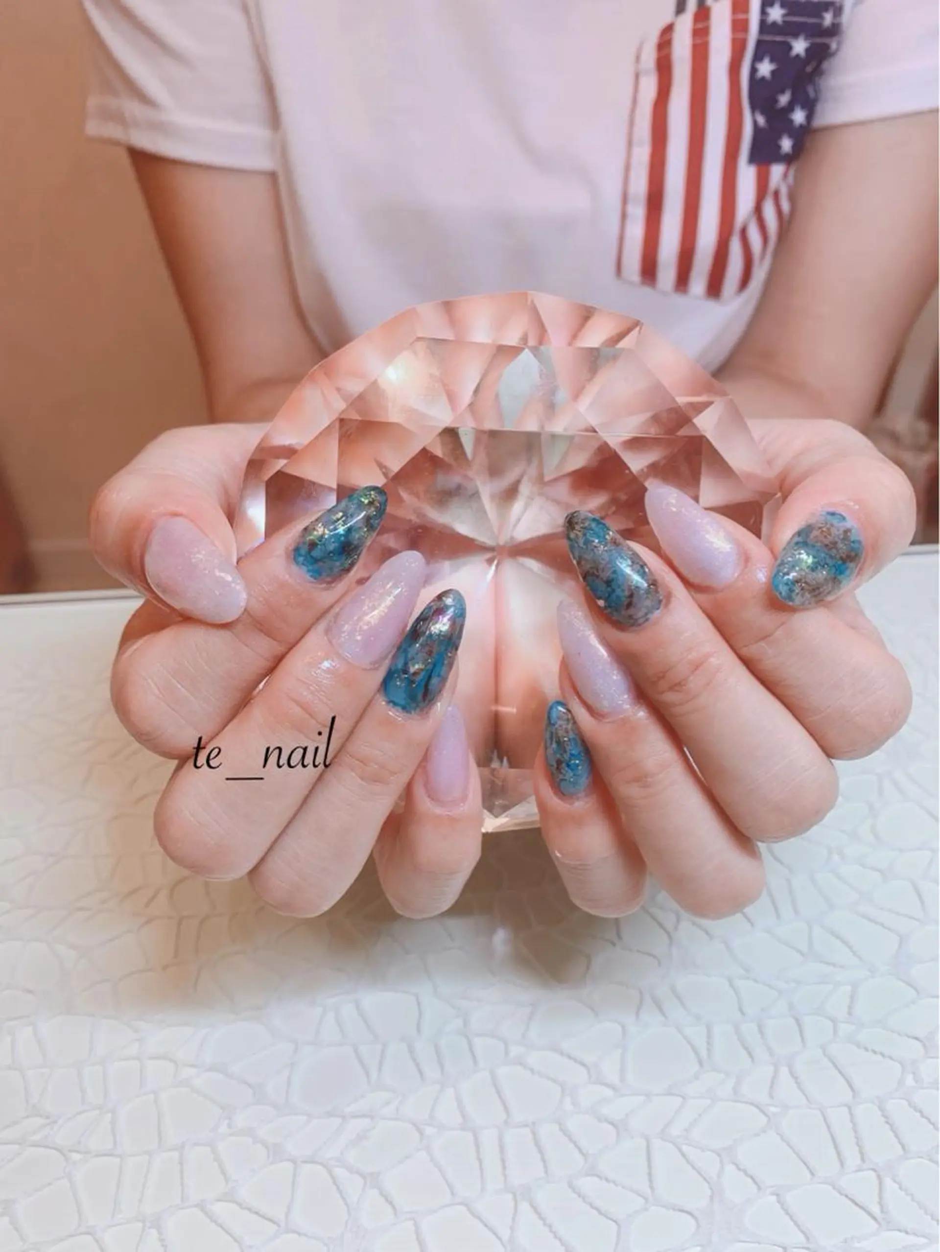 ネイル アートネイル ニュアンスネイル ｔe_ nailのネイルデザイン