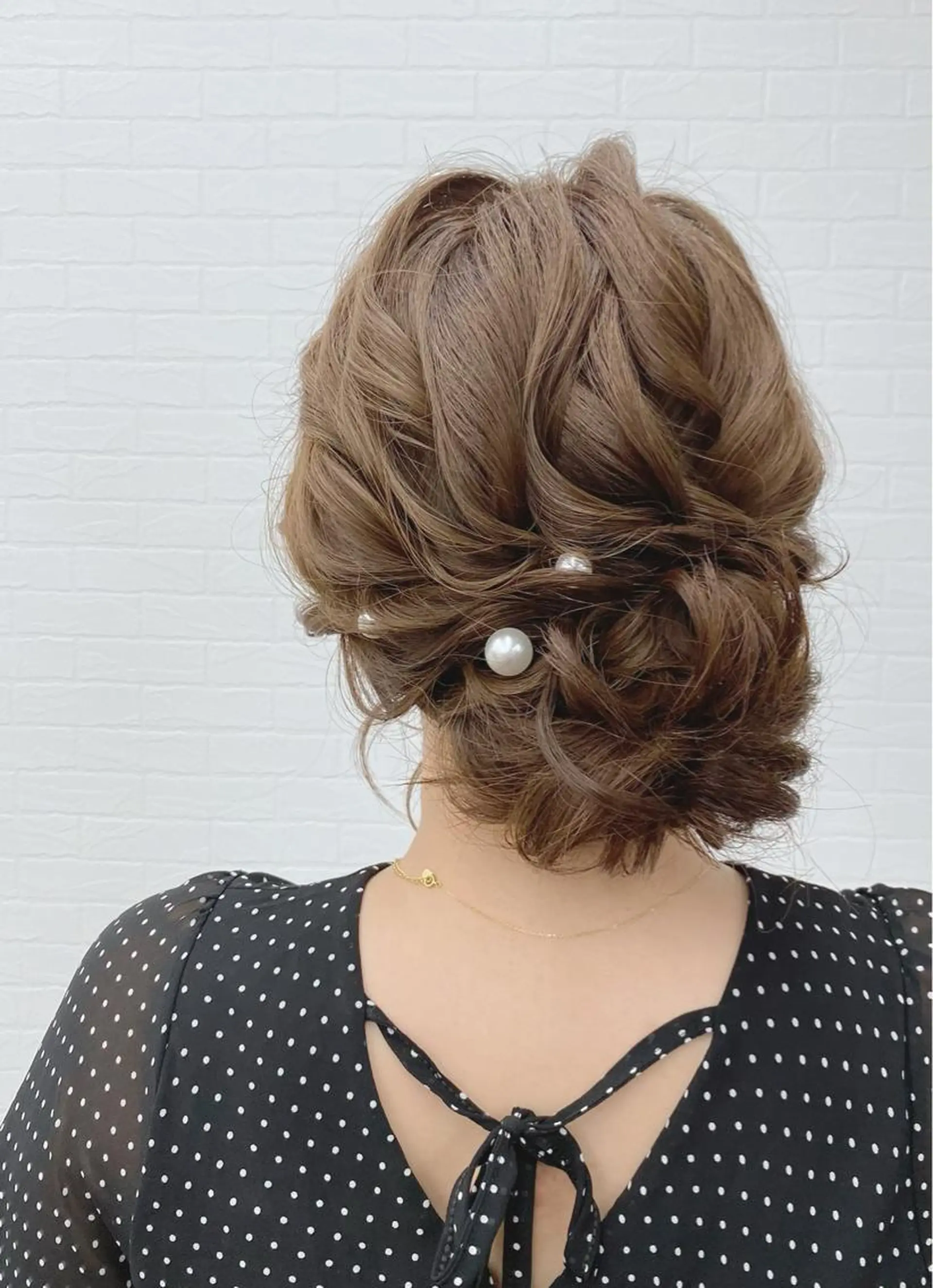 ミディアム ヘアアレンジ ヘアセット GRANLUSSO 〜グランルッソ駅前店所属・木口 嘉美のヘアスタイル