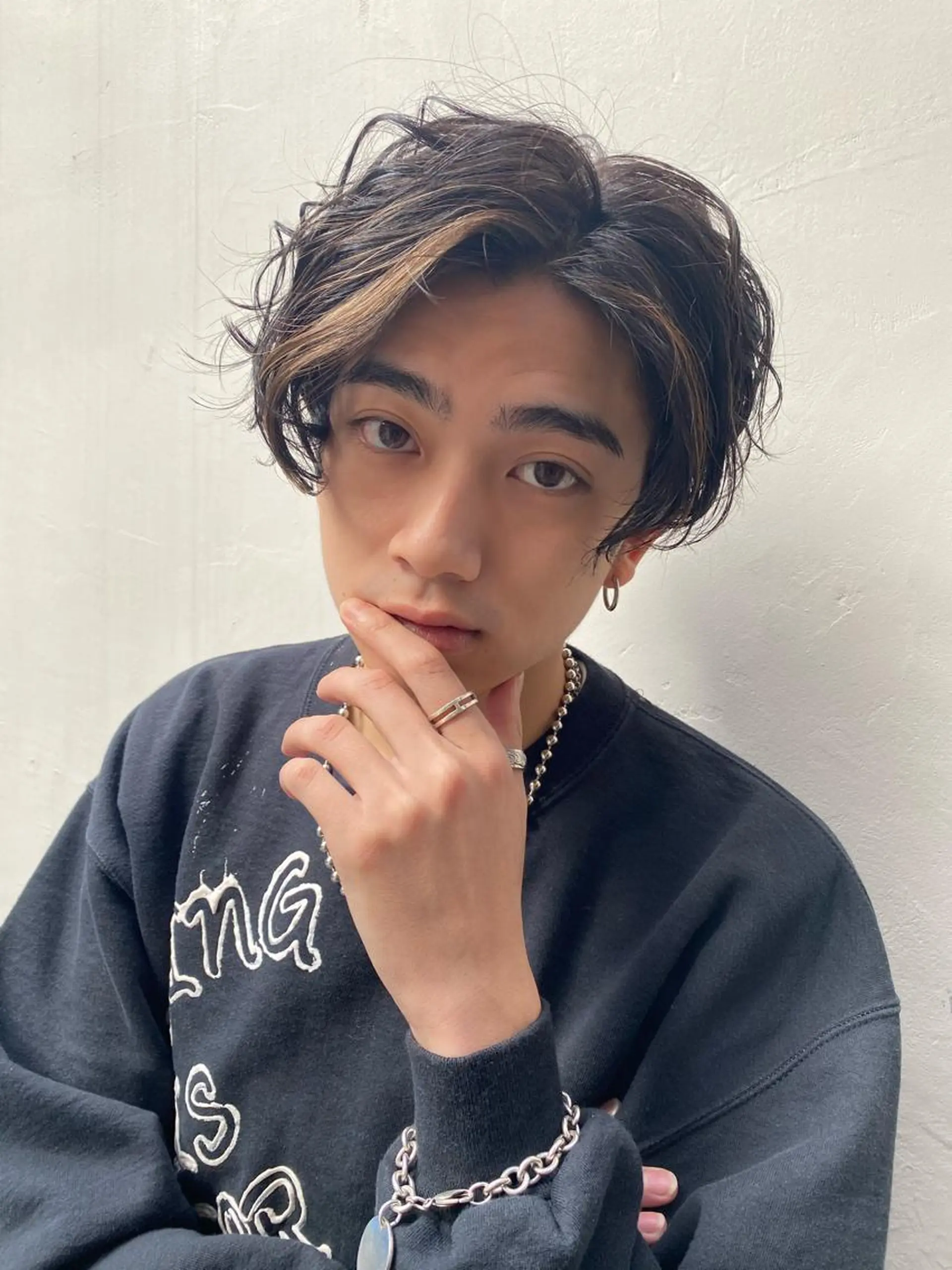 パーマ メンズ メンズパーマ ✨透明感カラー✨ 🦖佐々木未来🦕のヘアスタイル