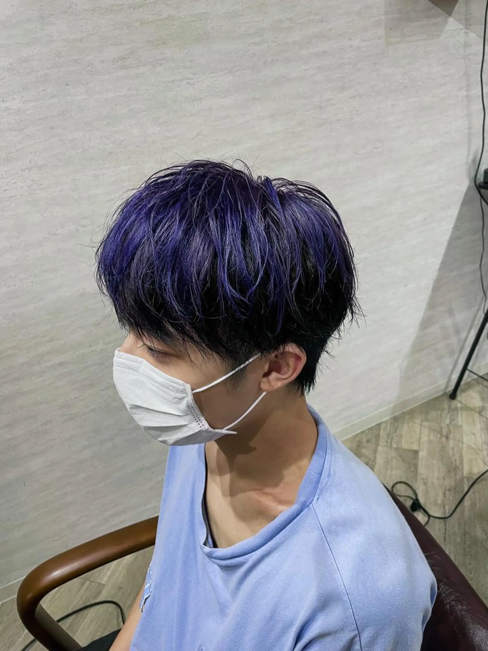 ショート カラー メンズ メンズブリーチ メンズハイトーン ブリーチ ケアブリーチ ダブルカラー ヘアカラー メンズ特化 /KAKERUのヘアスタイル