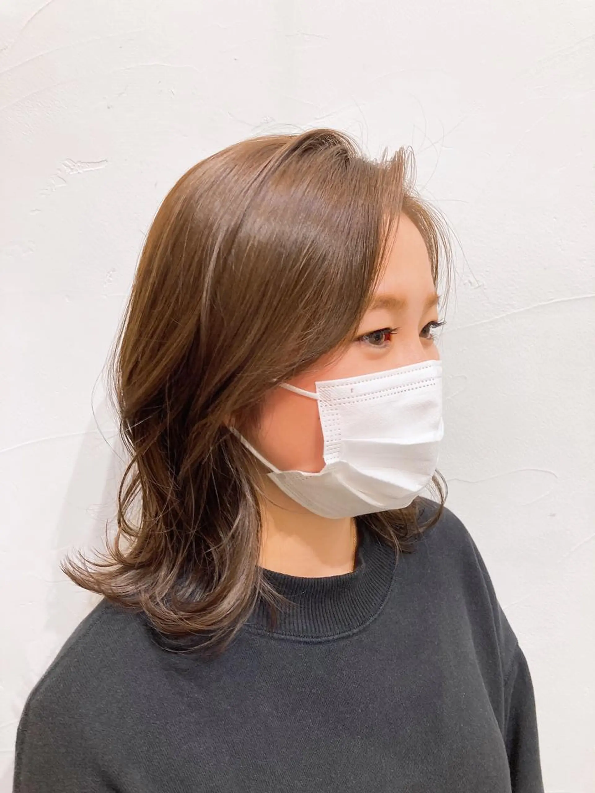 ミディアム MiRI💜地毛級 エクステ✖似合わせ技のヘアスタイル