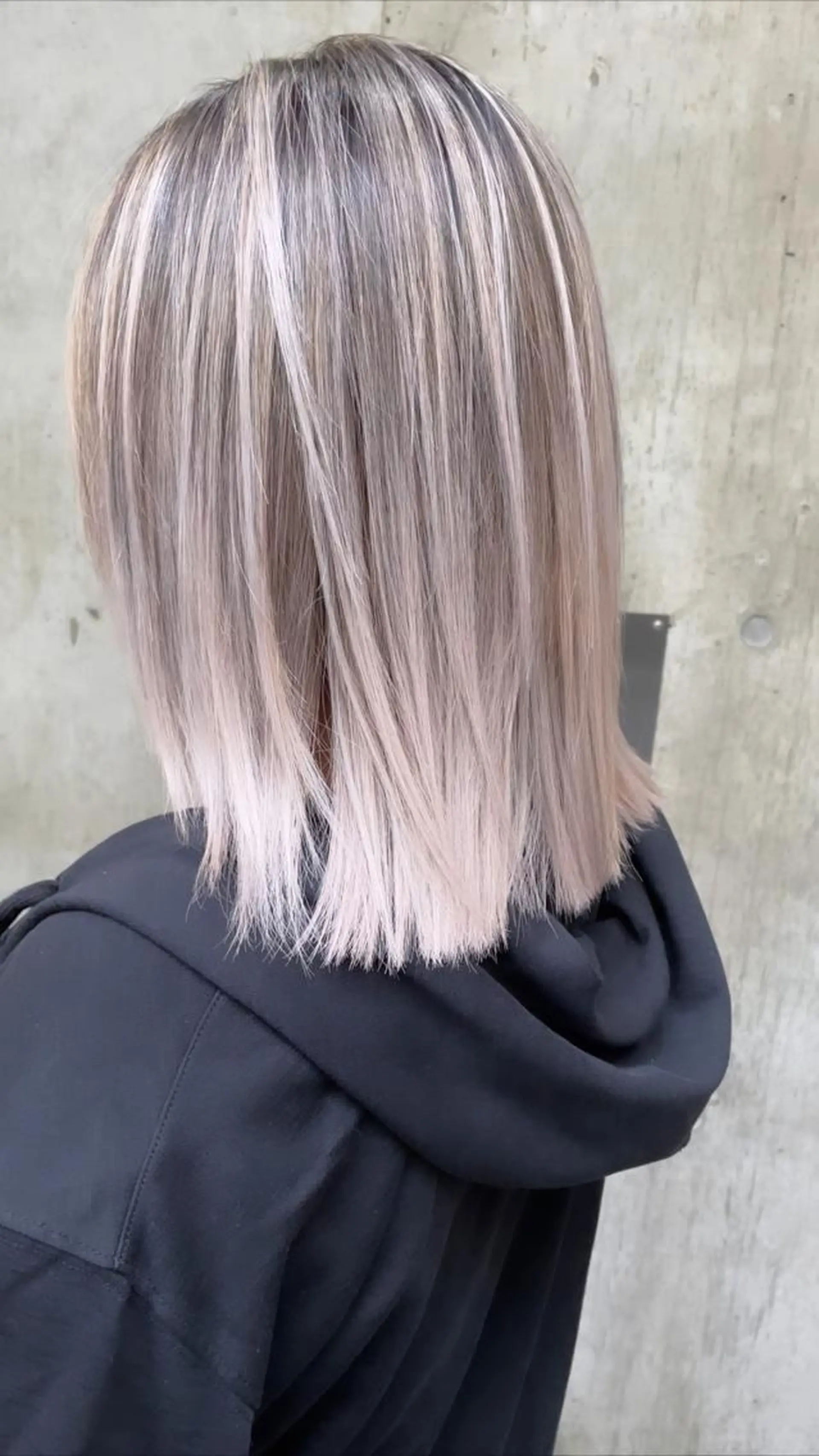 ミディアム ヘアカラー LUSTRE クロサワのヘアスタイル