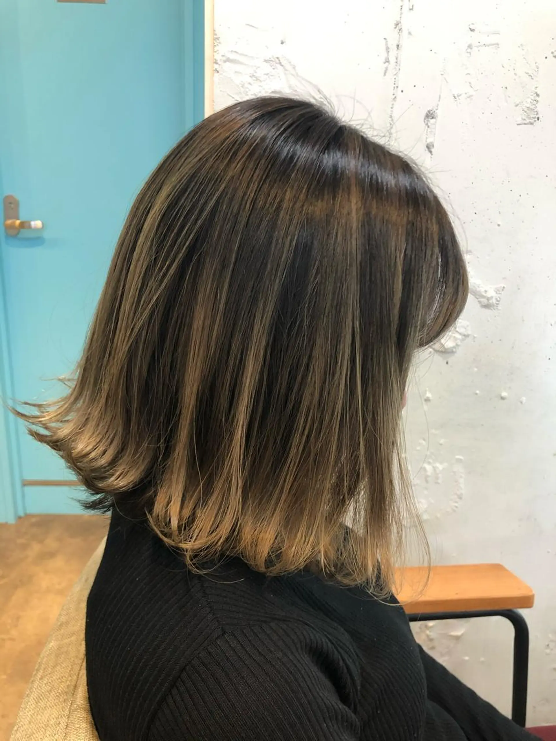 ミディアム ボブ ハイライト 髪質改善/ショート ◎工藤のヘアスタイル