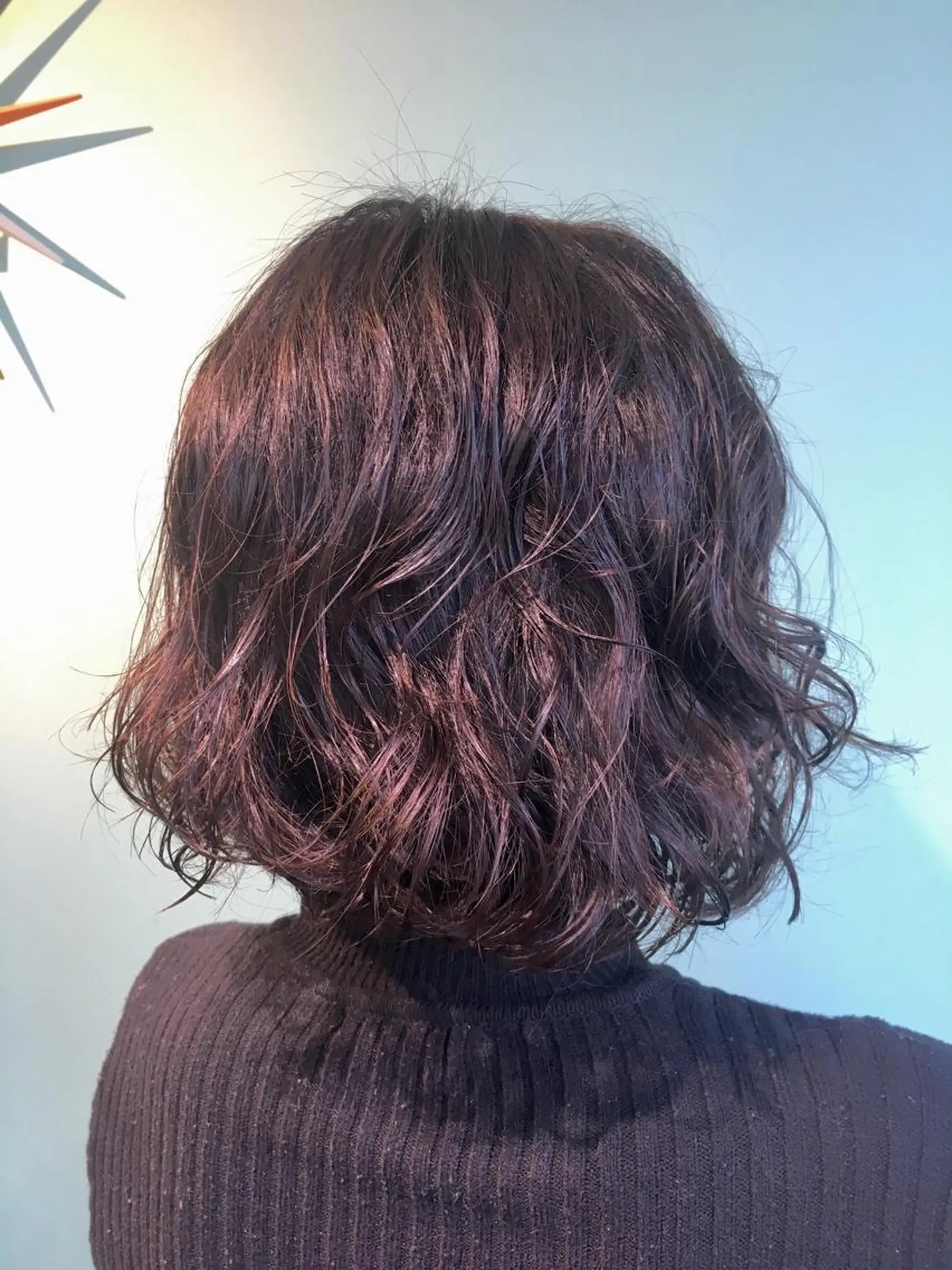 ショート パーマ さかい なつみのヘアスタイル