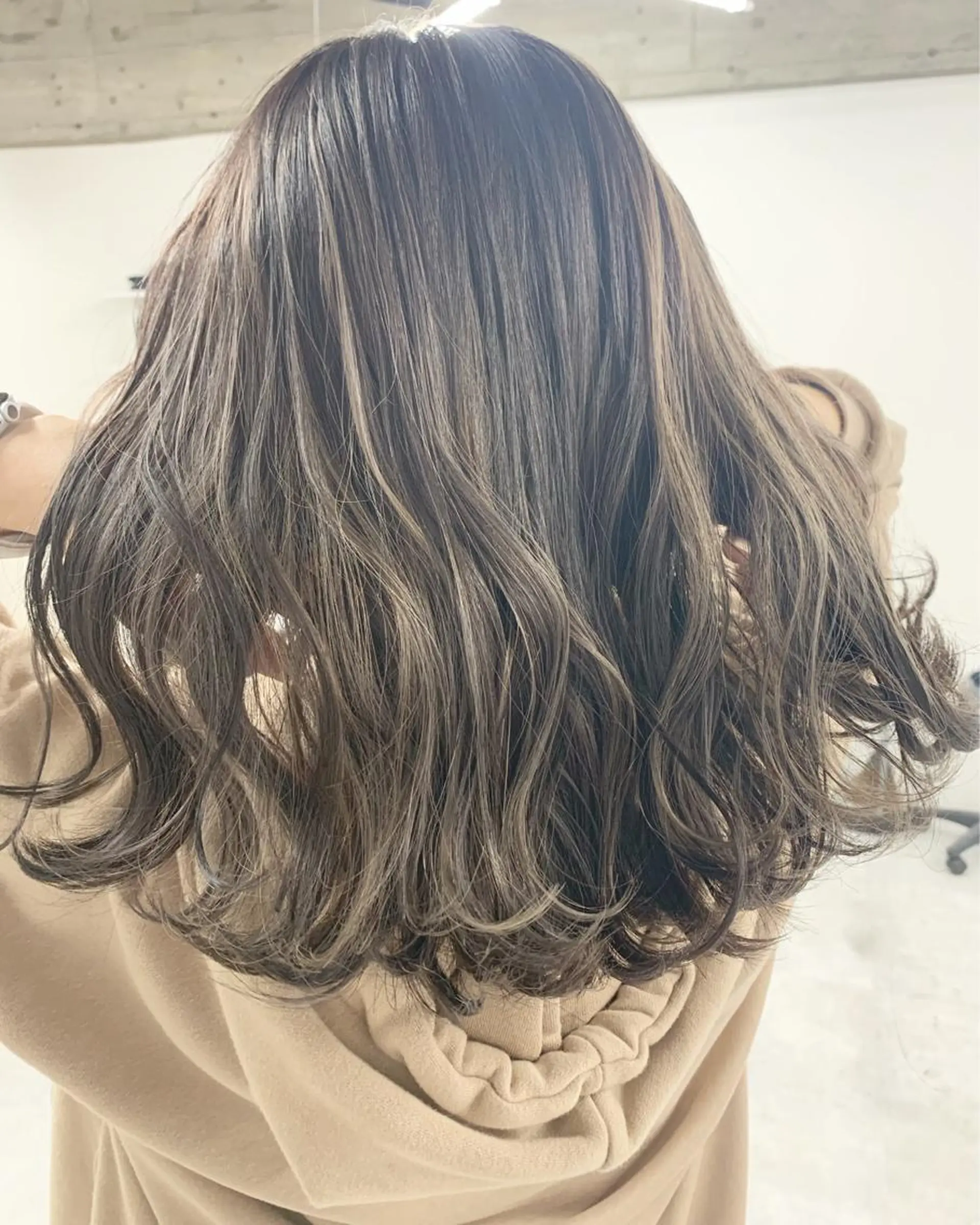 ミディアム カラー flocci🌙 フロクシのヘアスタイル