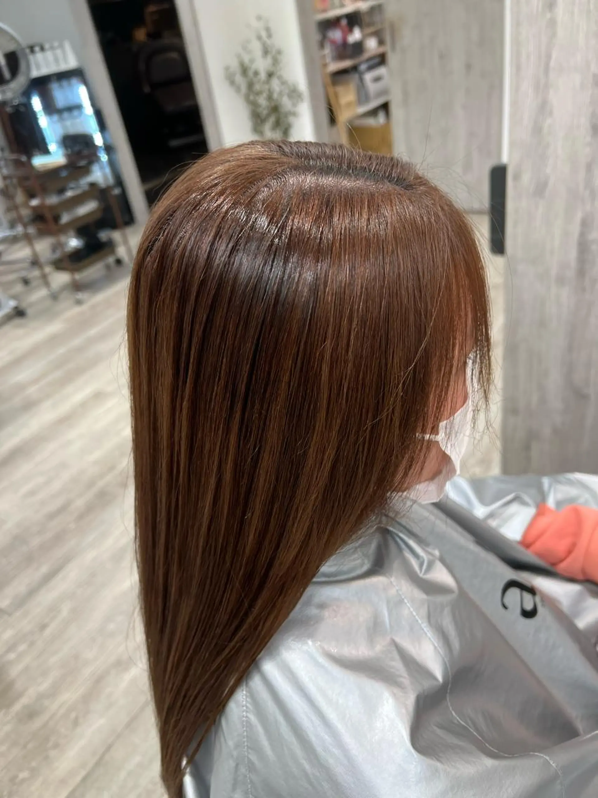 セミロング 縮毛矯正 air-yokohama所属・青木 翔海のヘアスタイル