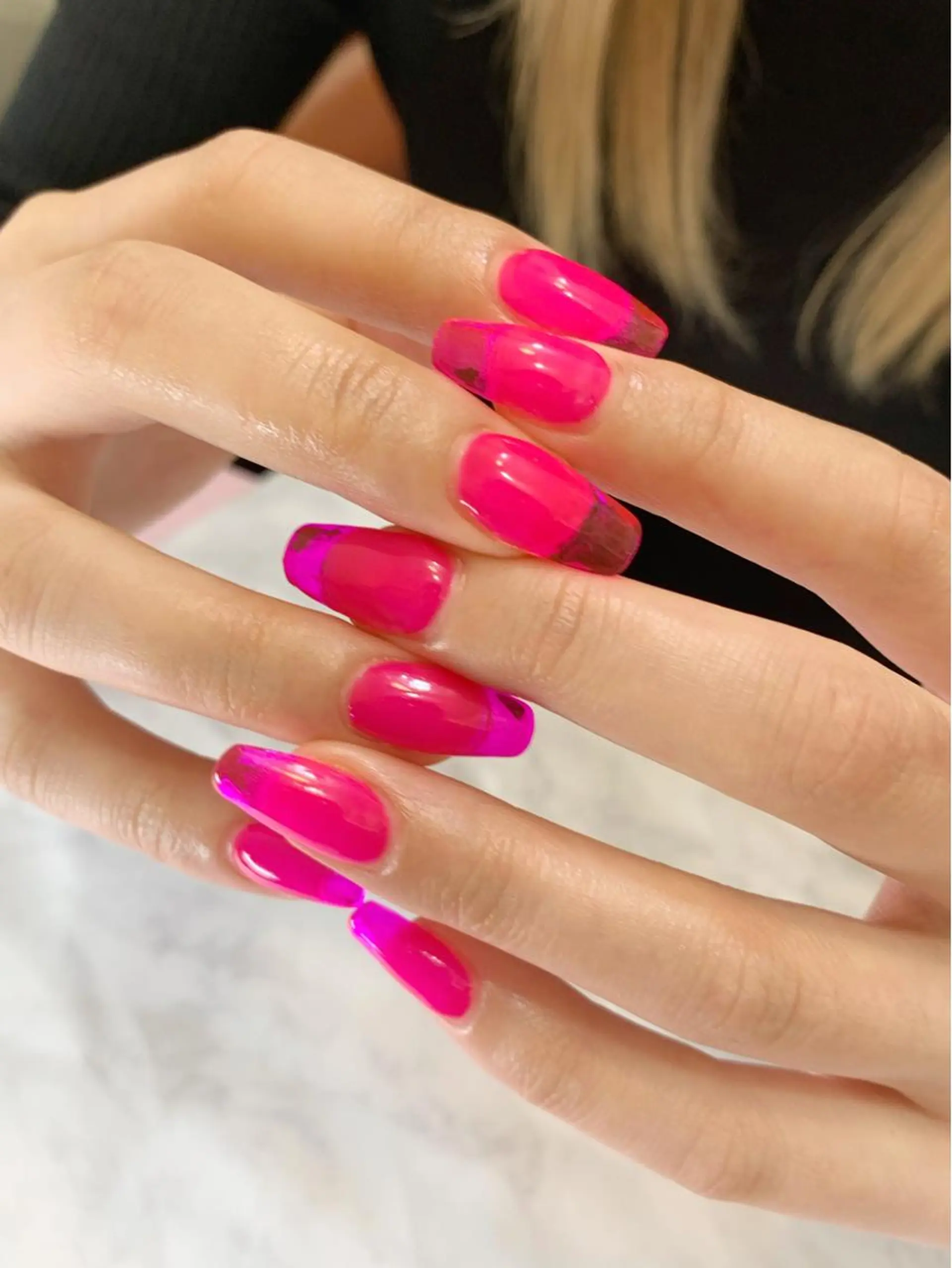 ネイル クリアネイル ワンカラーネイル スカルプネイル ネイルチップ glossnail MIKIのネイルデザイン