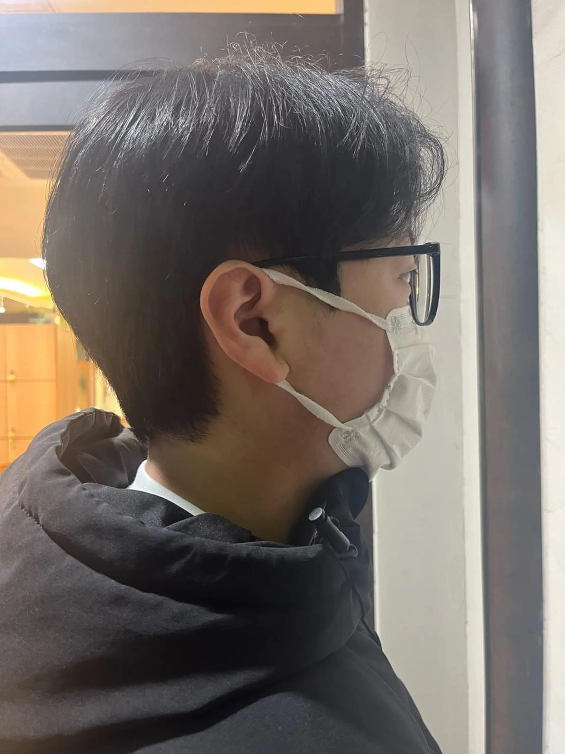 メンズ センターパート メンズ韓国風 韓国マッシュ マッシュ lounge×morio ikebukuro所属・田畑 優希のヘアスタイル