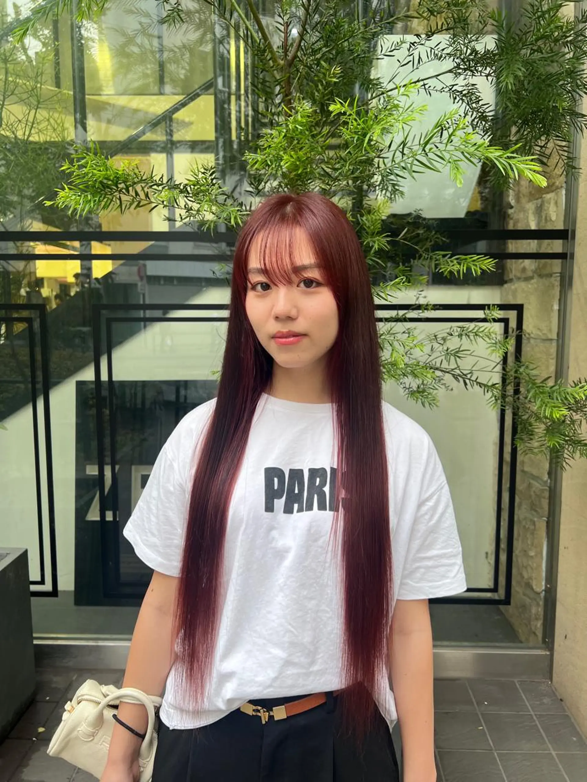 ロング カラー ボルドーカラー ダブルカラー レッドカラー 🎀レイヤー/ カラー🐕‍🦺anのヘアスタイル