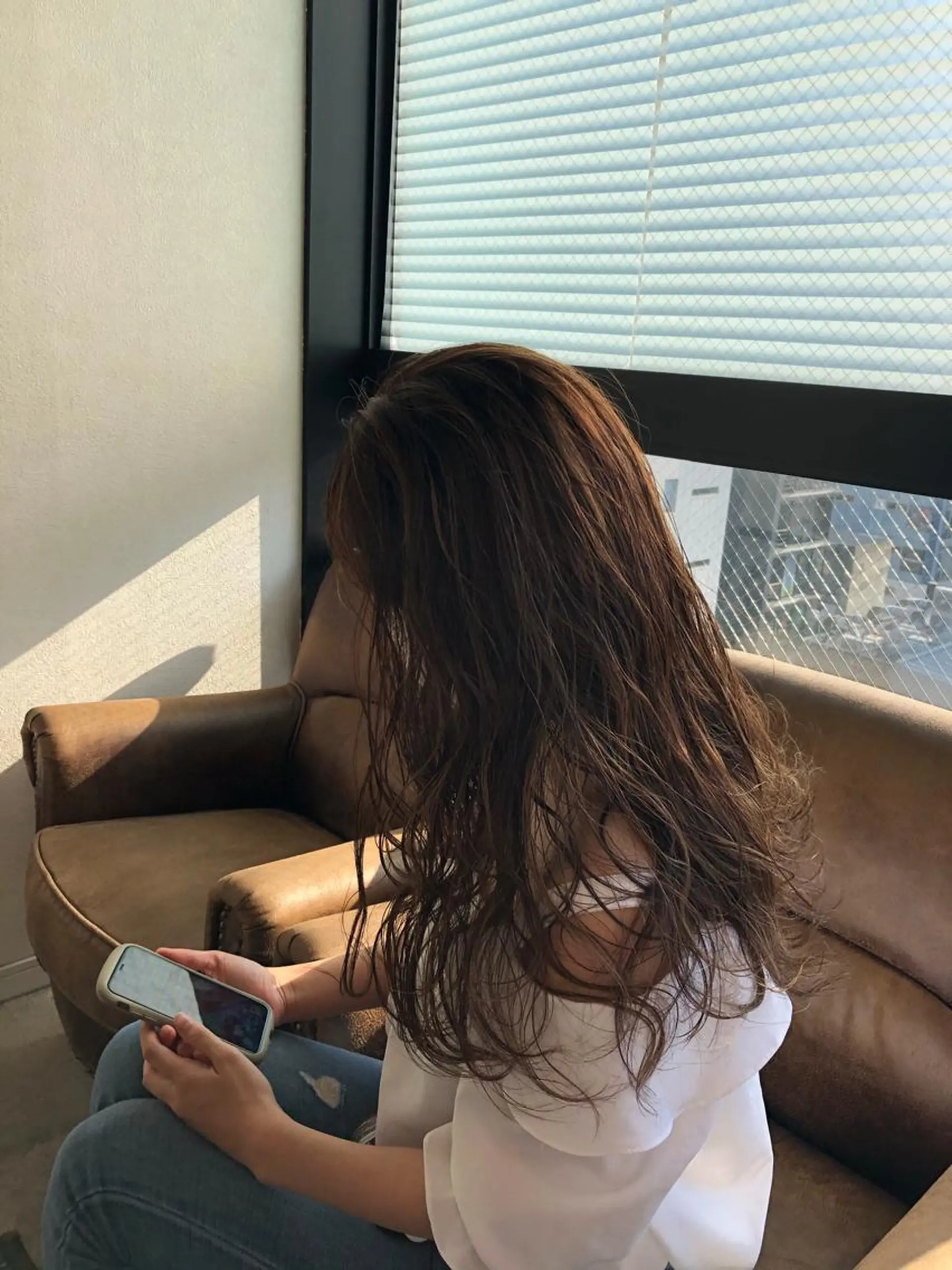 ロング ハイライト the OSCAR所属・韓国ヘアスタイリスト Harukaのヘアスタイル