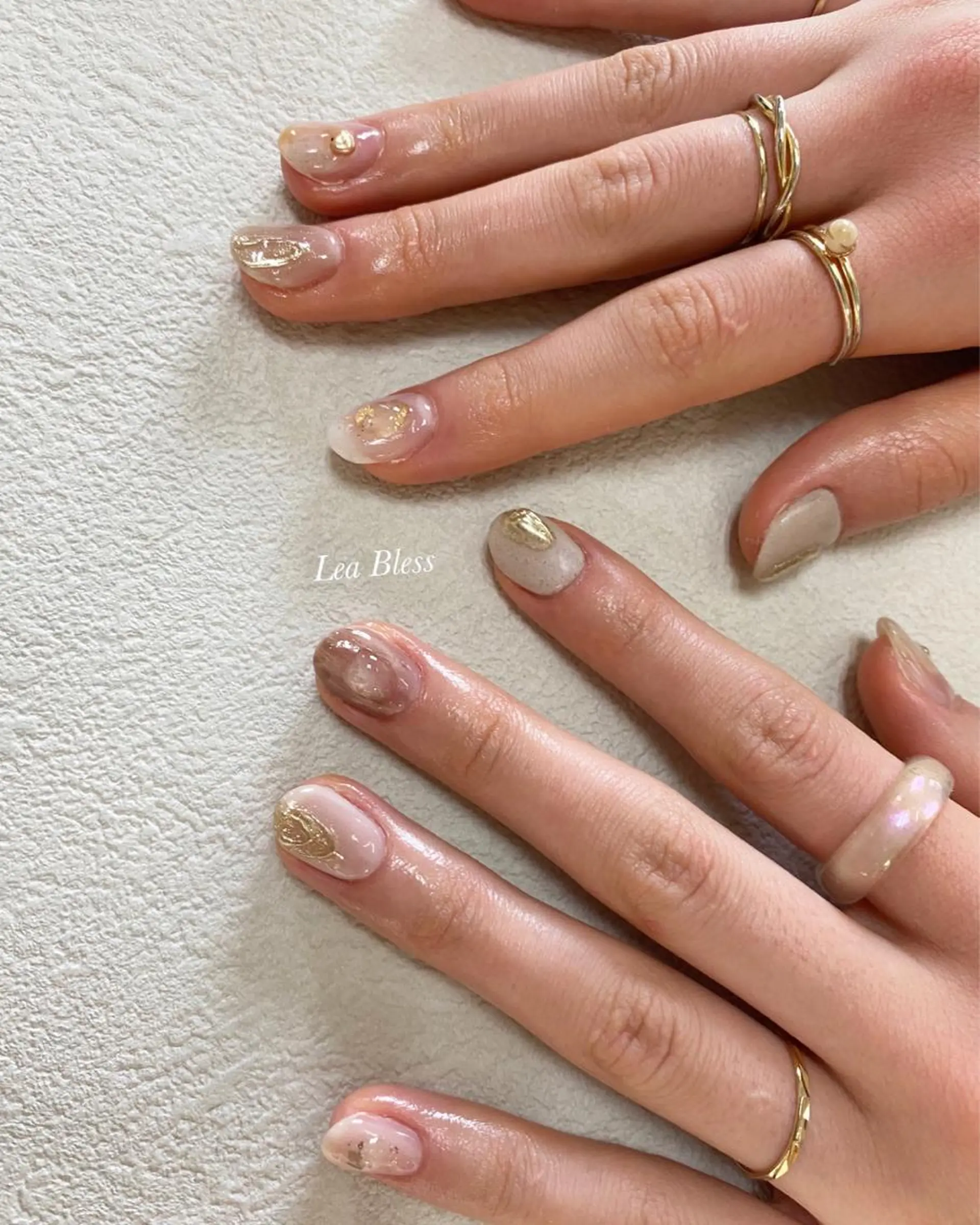 ネイル ハンドネイル Lea Bless 河原町のネイルデザイン