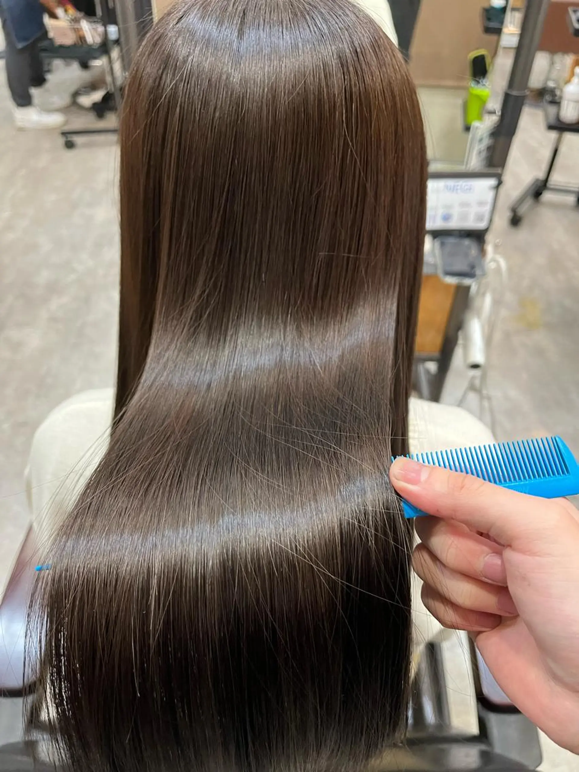 ロング カラー 🟢NEGi🟣 🫧髪質改善のヘアスタイル