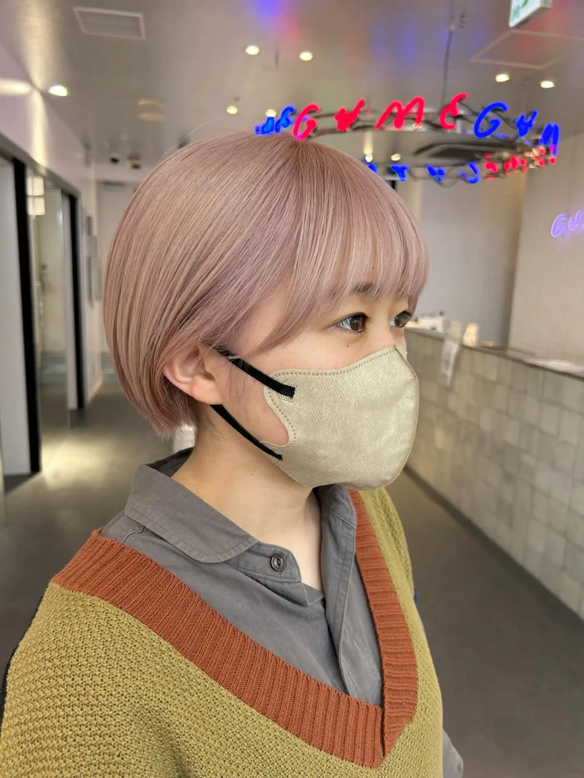 ミディアム ミディアムパーマ ボブ 外国人風カラー 髪質改善 レイヤーカット MiRI💜地毛級 エクステ✖似合わせ技のヘアスタイル