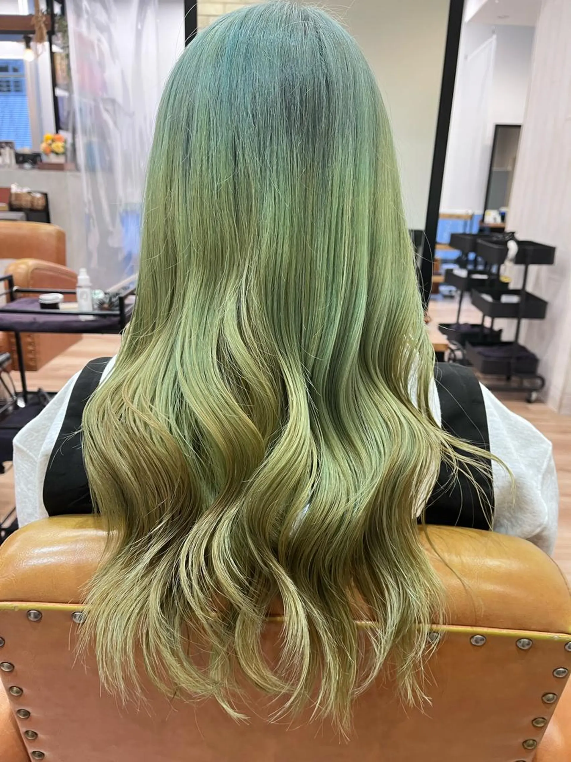 ロング カラー パーマ ヘアアレンジ Riposo.所属・✨艶髪✨ 奈須晴香のヘアスタイル