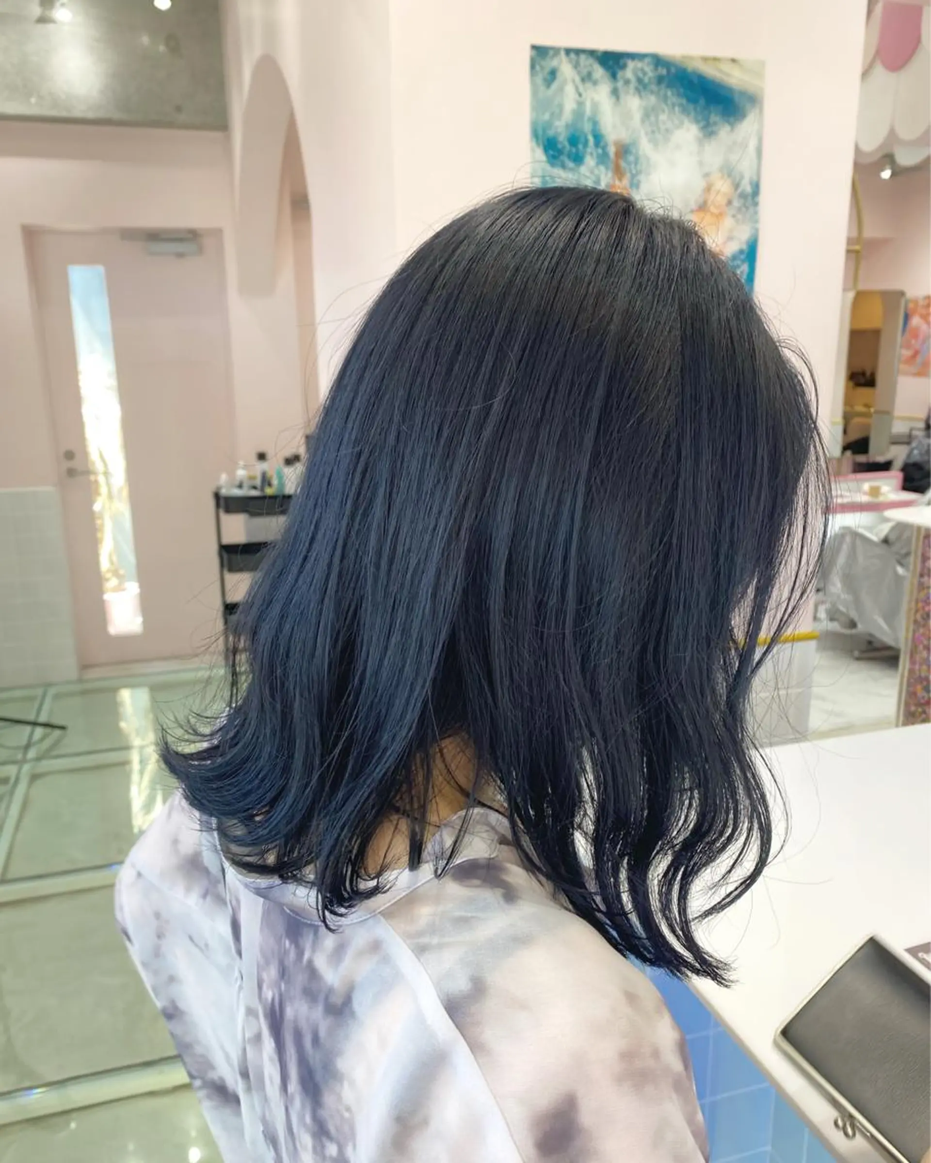 ミディアム カラー ヘアアレンジ SALOWIN横浜所属・𓍯韓国style/ 髪質改善𓍯中村和希のヘアスタイル