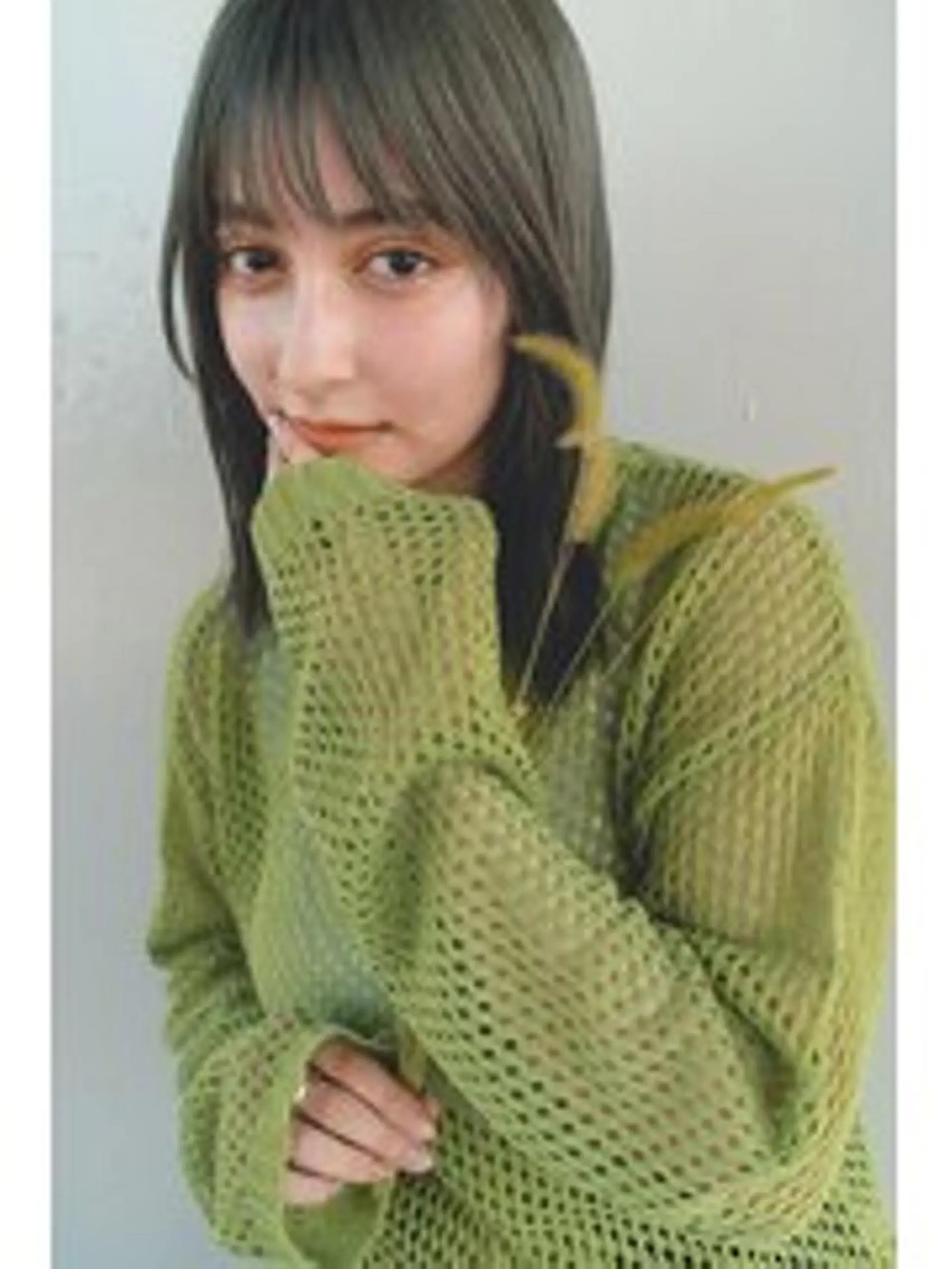 ミディアム カット ヘアカラー トリートメント nelke/レイヤー 立川/ブリーチのヘアスタイル