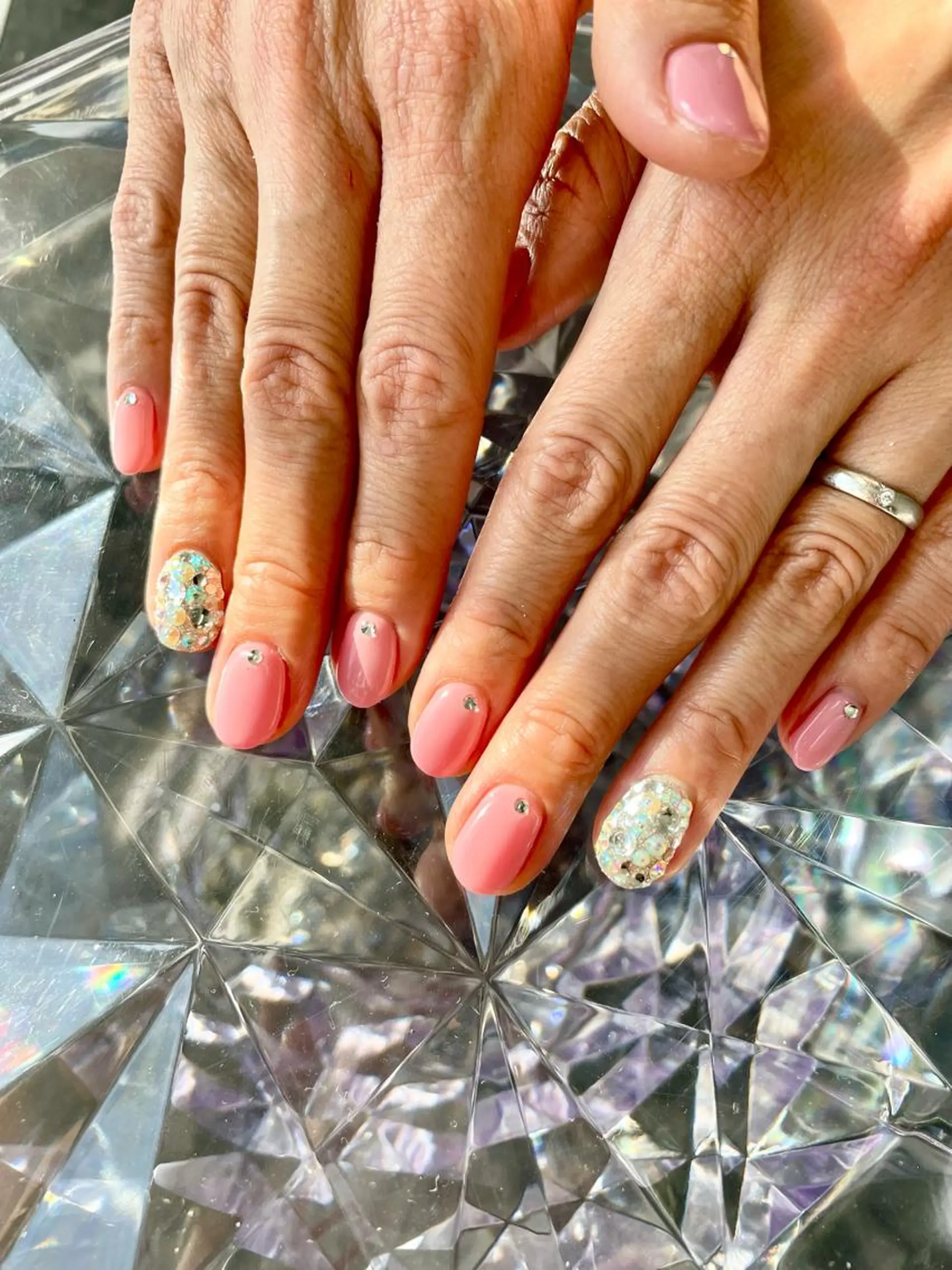 ネイル ハンドネイル BLUE   ROSE Nail所属・BELL.Salon Group Nailのネイルデザイン