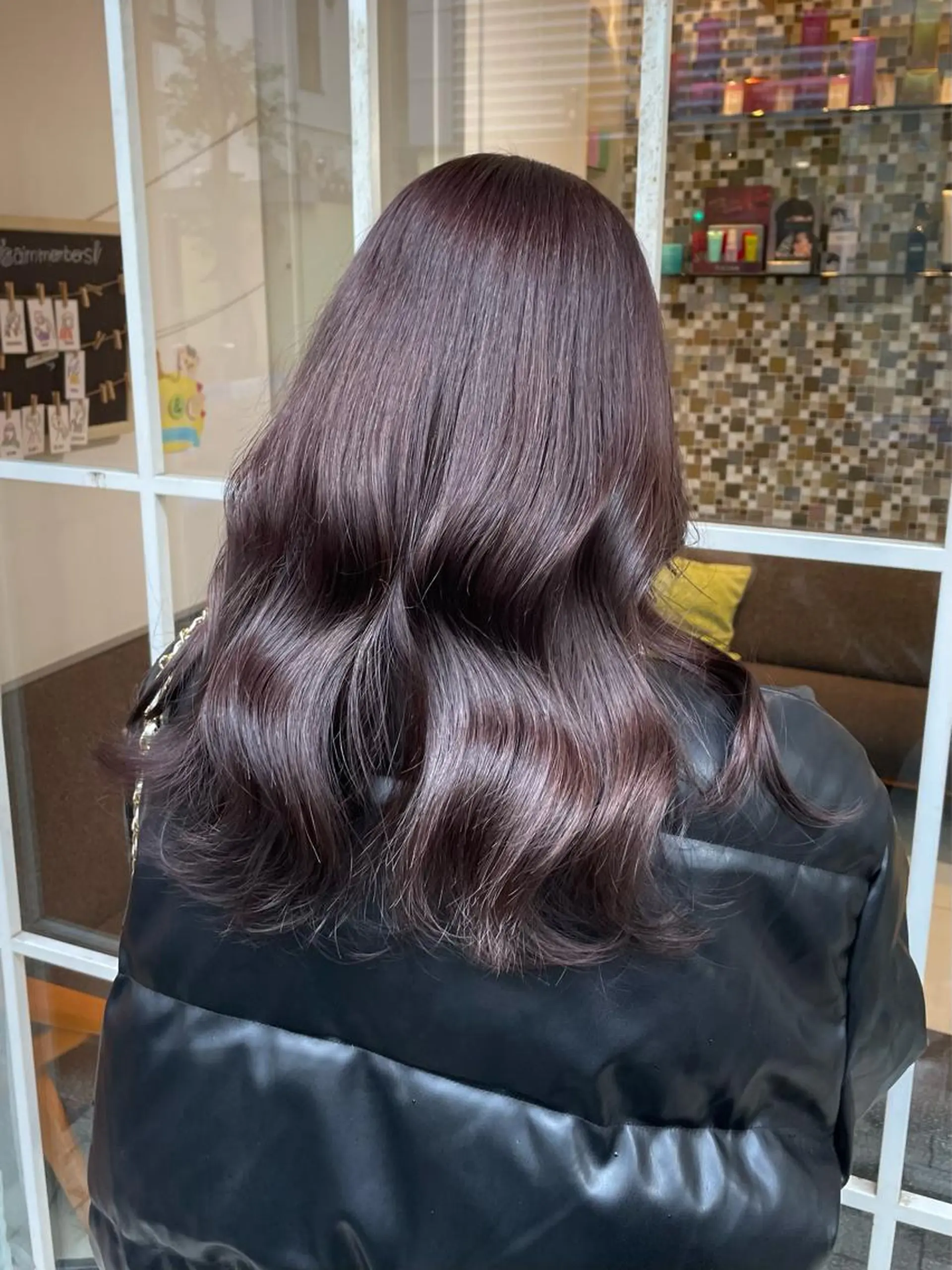 セミロング カラー ベージュカラー ブラウンカラー ショコラベージュ ショコラブラウン グレージュ 横浜/レイヤーカット /韓国ヘア/佐藤記正のヘアスタイル