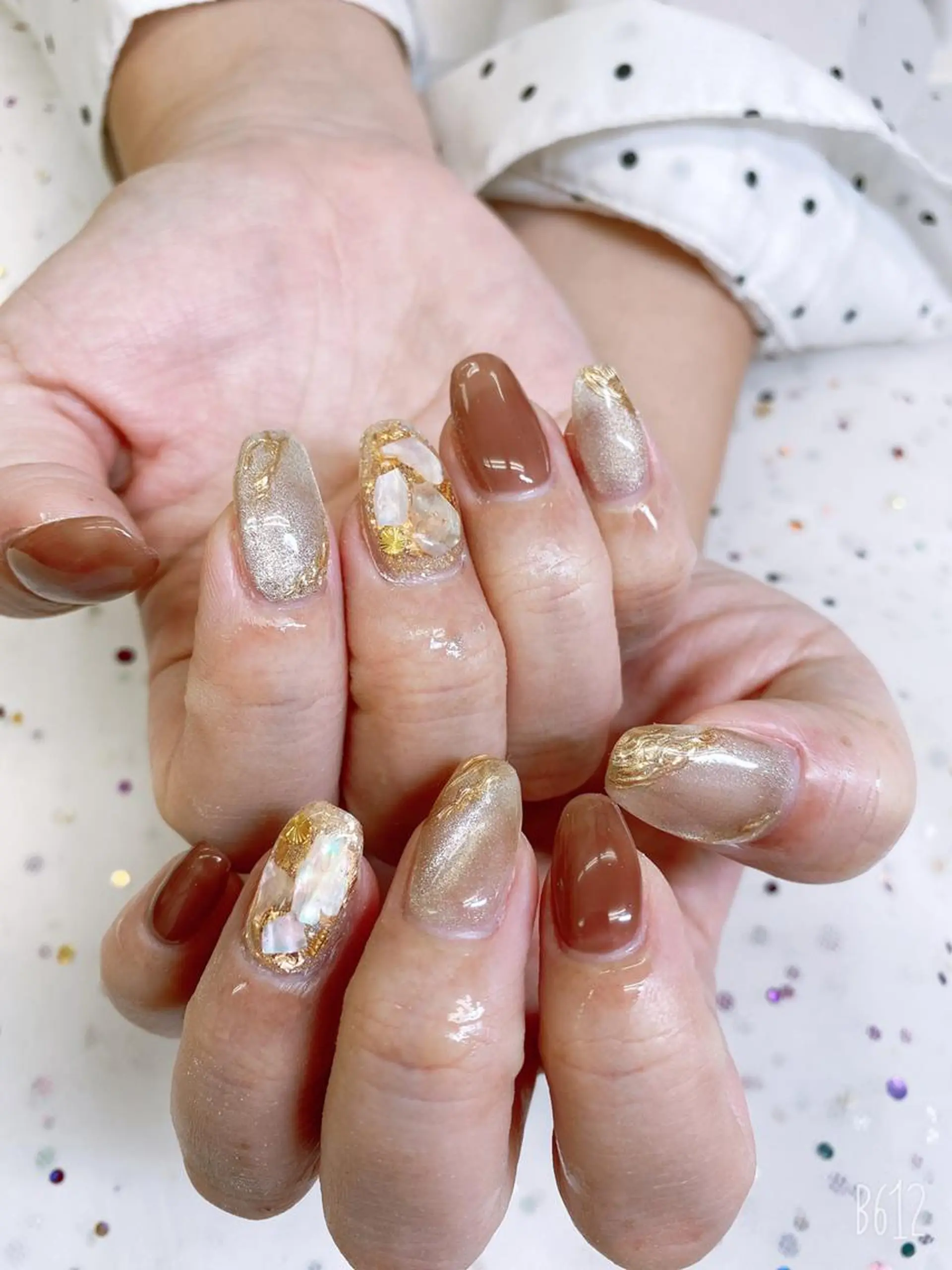 ネイル 🦋ネイルサロン ブラン🌈ゆりのネイルデザイン