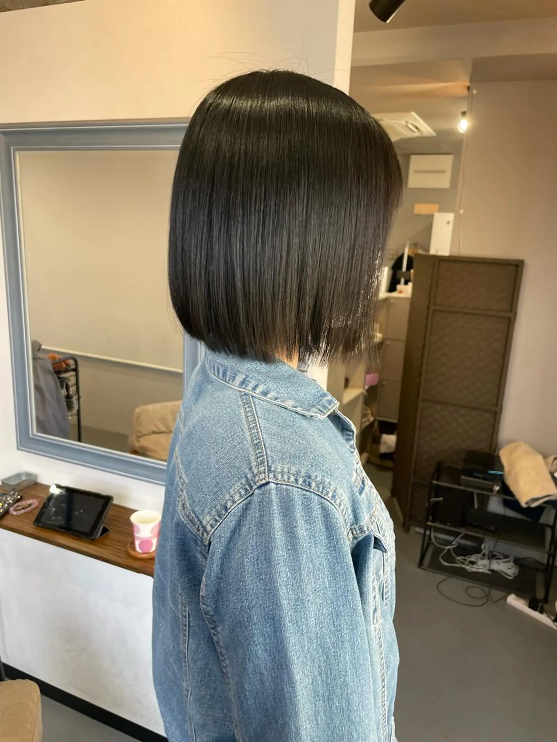 ミディアム Sherry大国町所属・髪質改善×縮毛矯正 ×艶カラーNAOのヘアスタイル